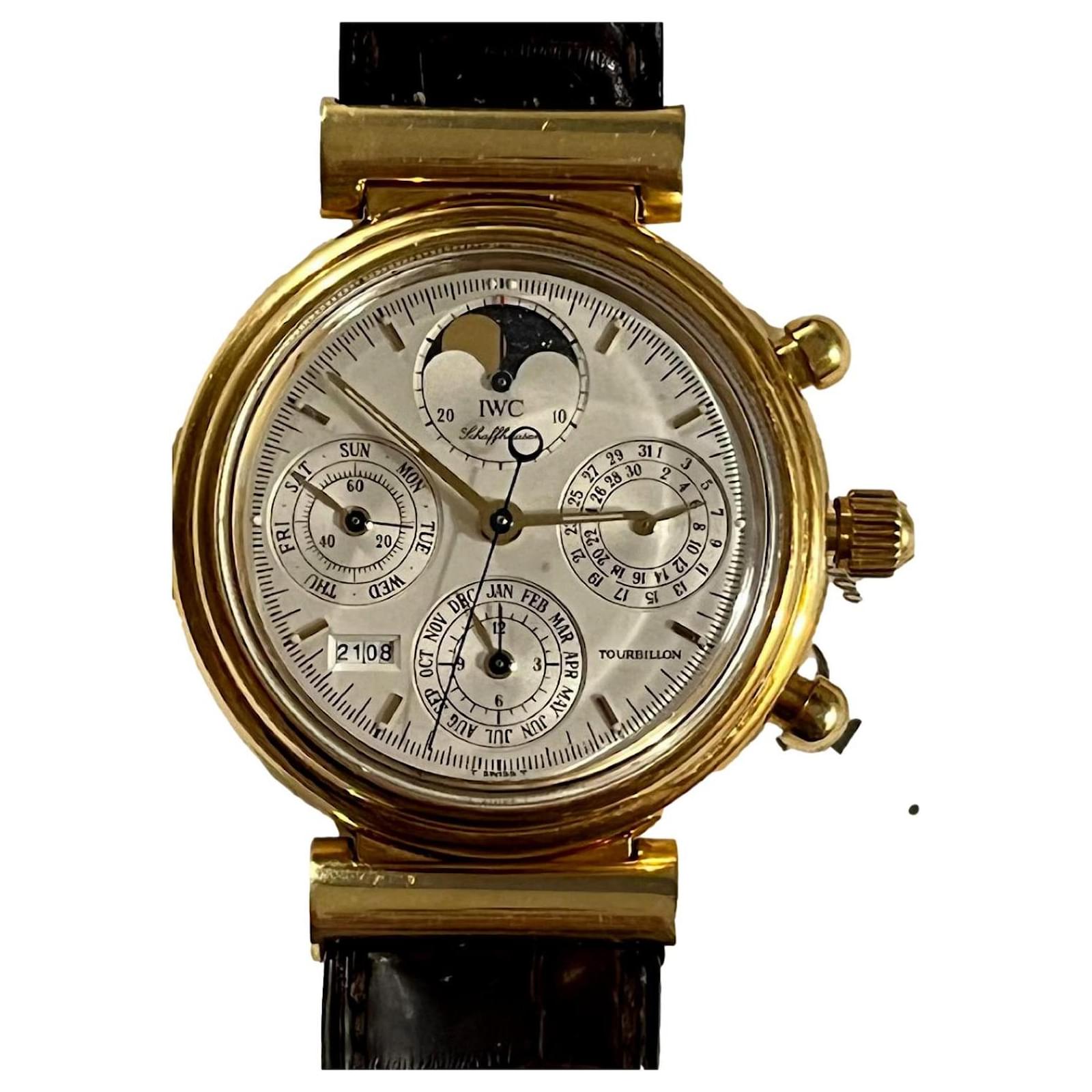 IWC Da Vinci Tourbillon in limitierter Auflage Golden Leder ref