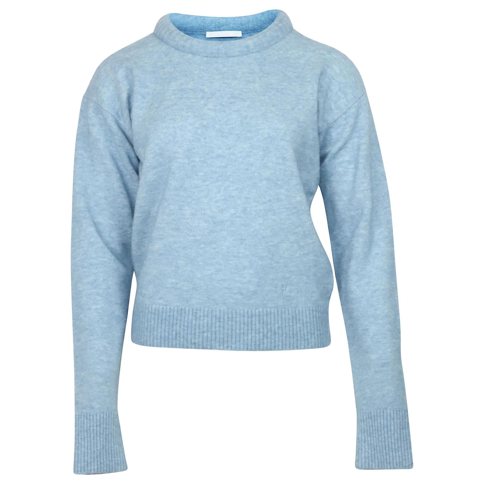 NWT Helmut popular Lang Mockneck Sweater, Light Blue, Size Medium