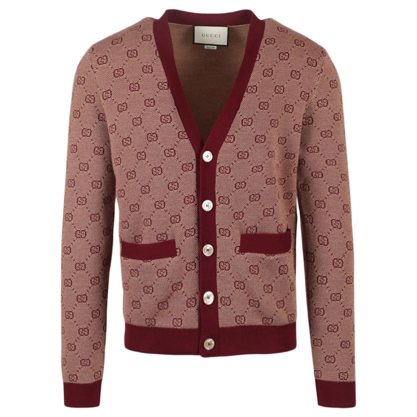 Gucci red outlet cardigan