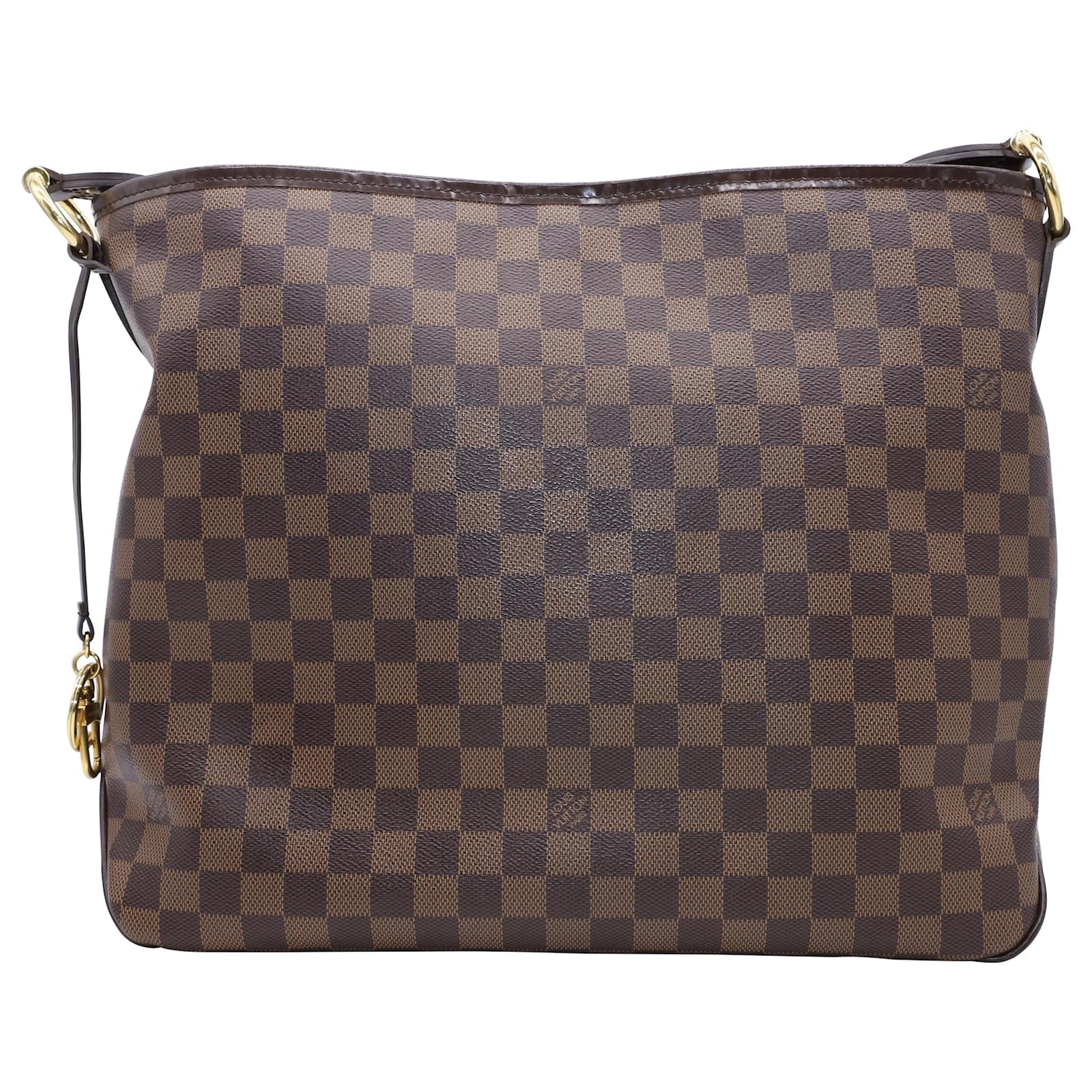 Louis Vuitton Delightful nm mm damier ebene Brown Leather ref.527585 - Joli  Closet