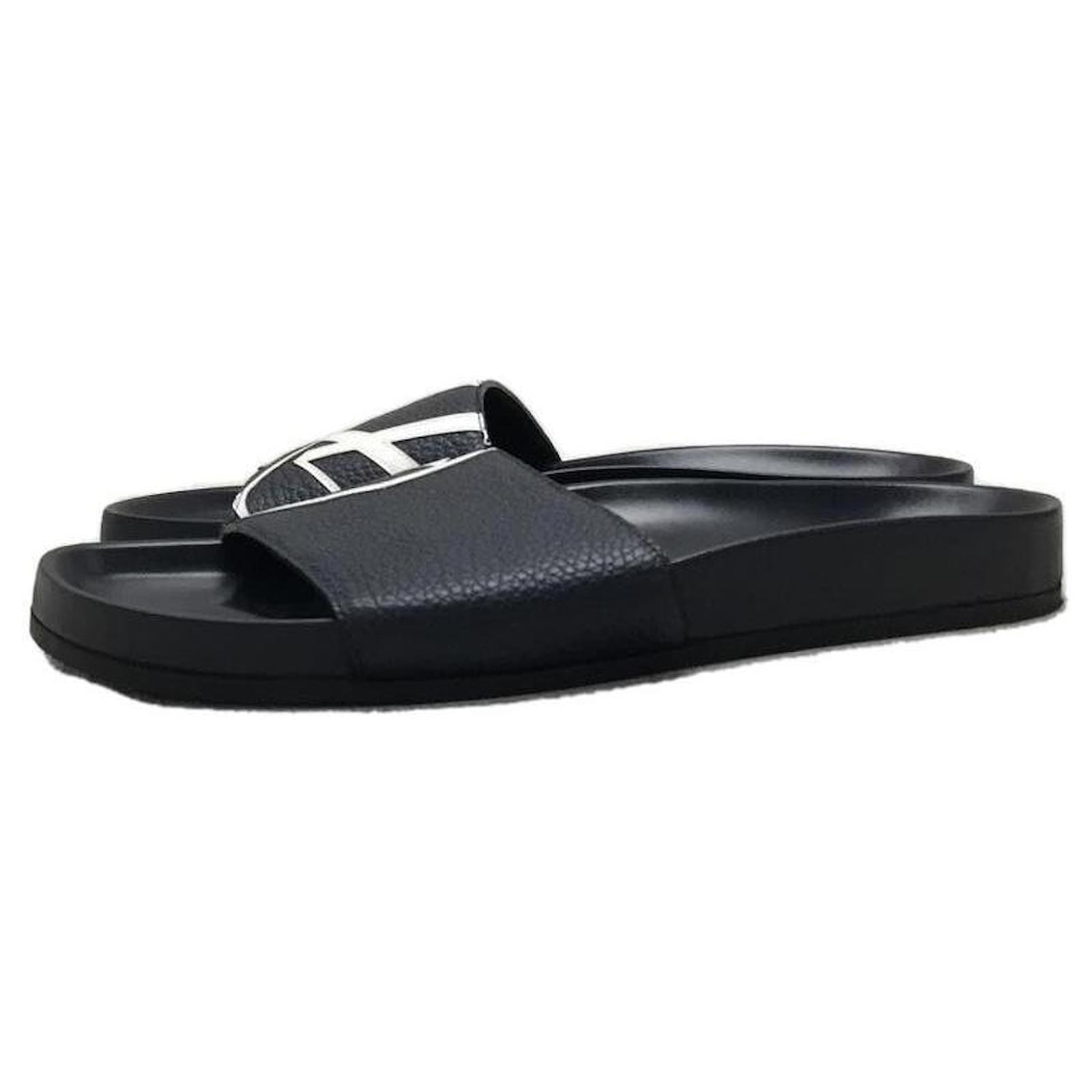 Sandales homme Louis Vuitton noir et bleu taille 7