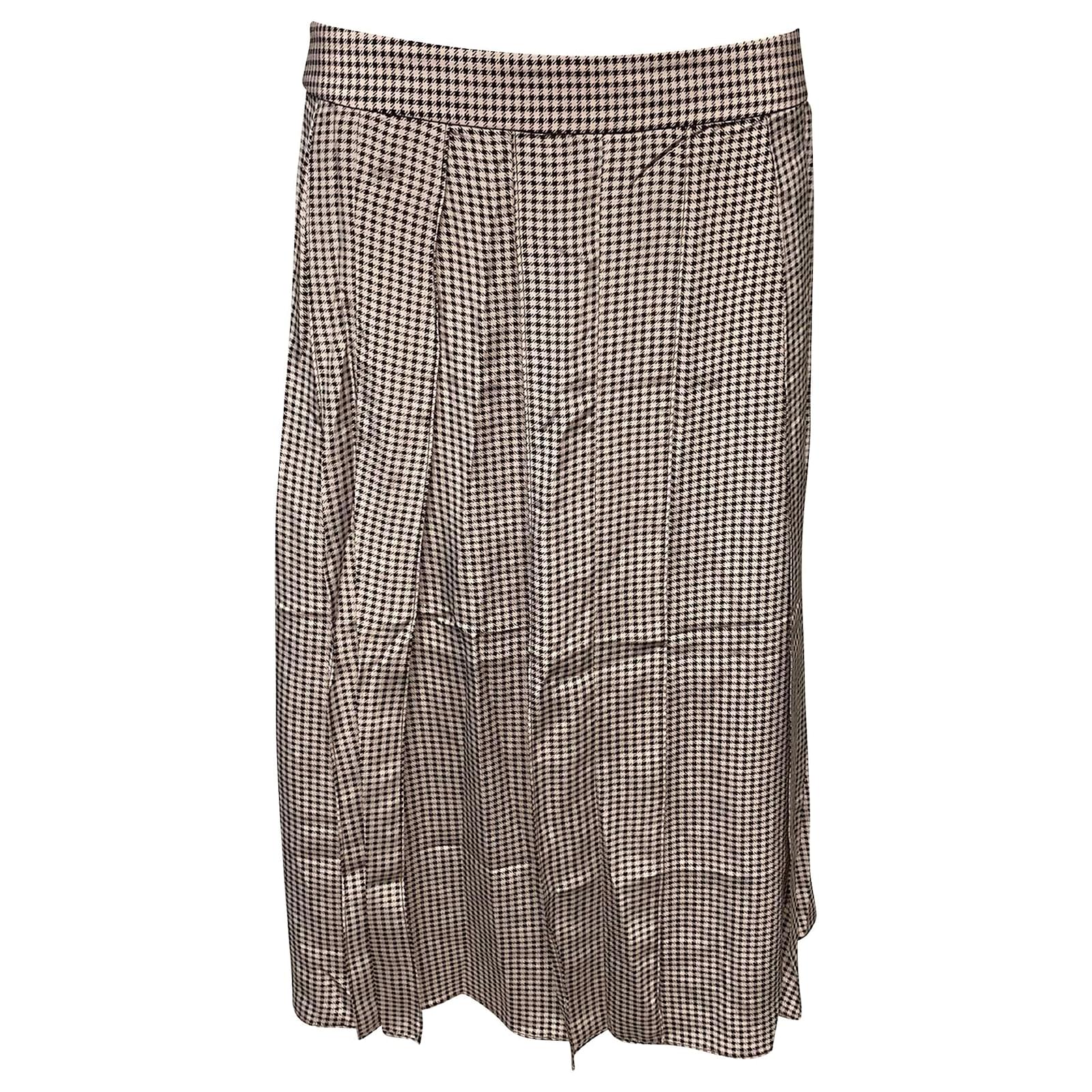 Joseph gingham cheap skirt