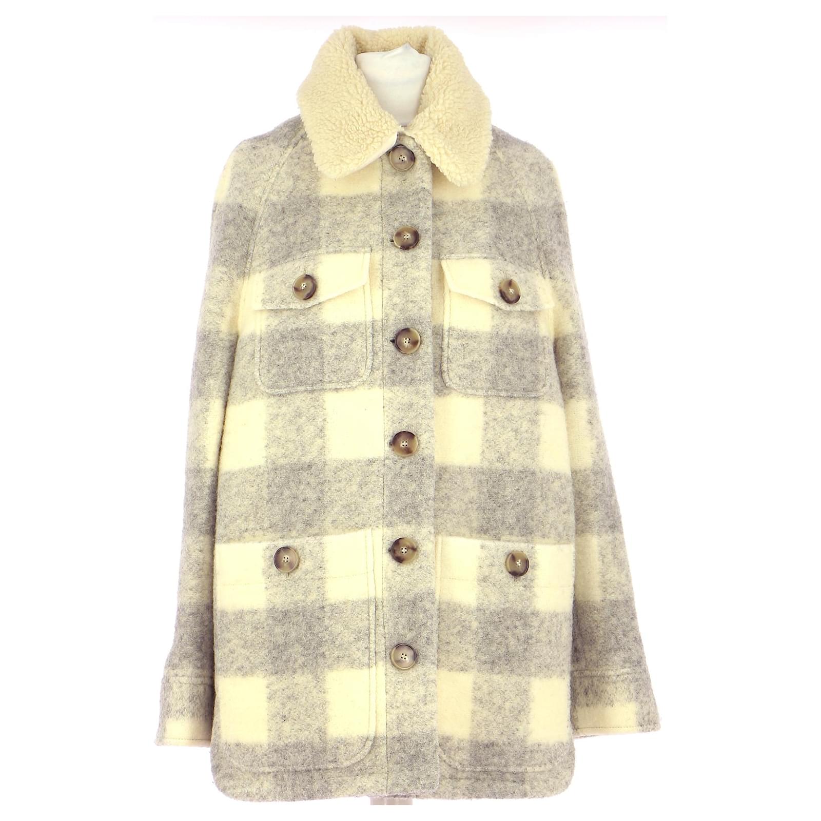 SéZane Coat Grey Wool ref.530496 - Joli Closet