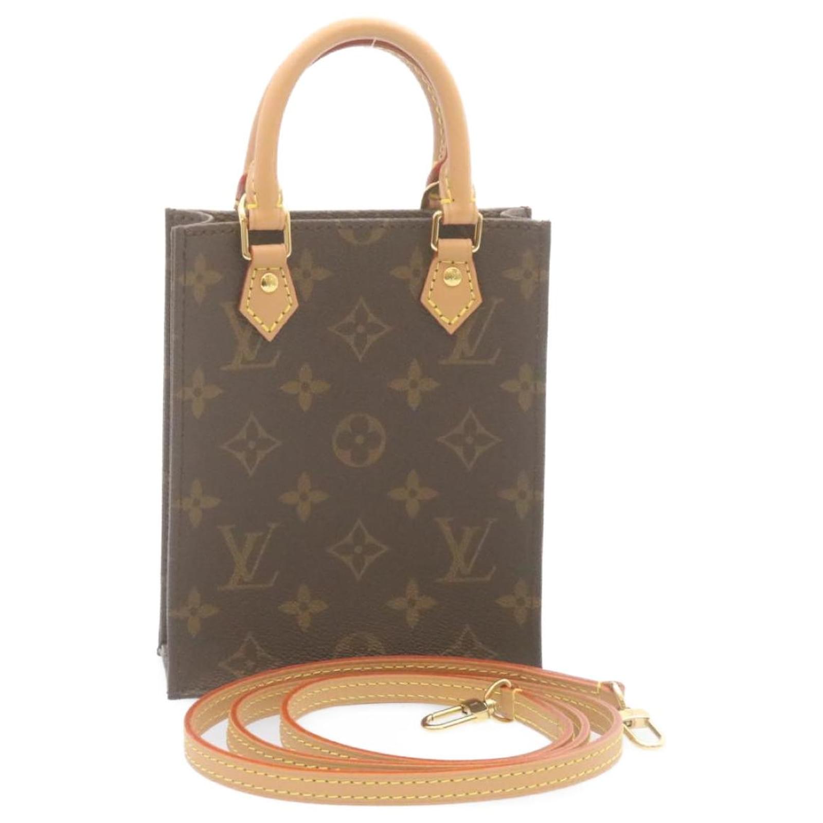 Louis-Vuitton-Monogram-Petit-Sac-Plat-Shoulder-Bag-Hand-Bag-M69442