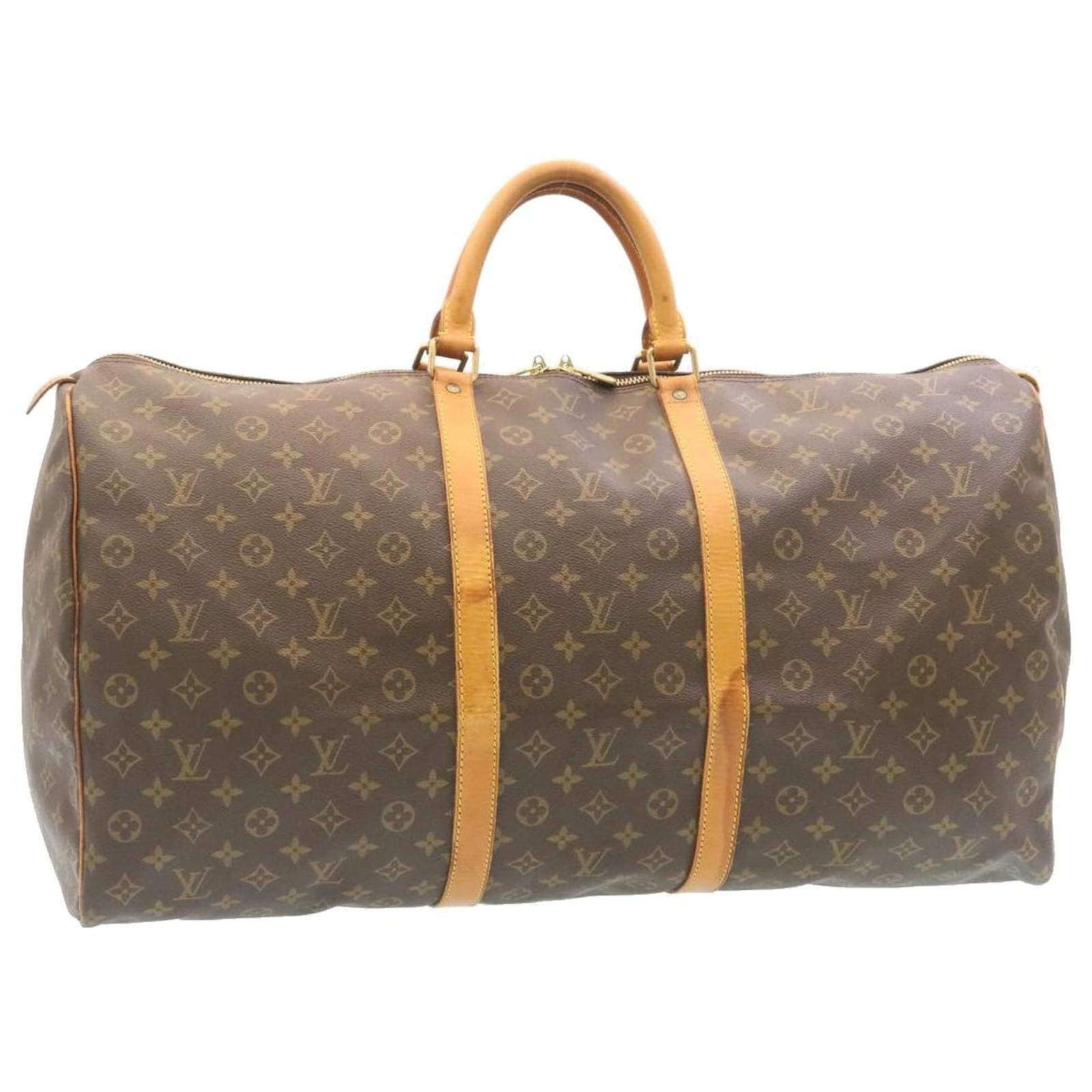 Louis Vuitton Monogram Keepall 60 Boston Bag M41422 LV Auth ep251 Cloth  ref.720389 - Joli Closet