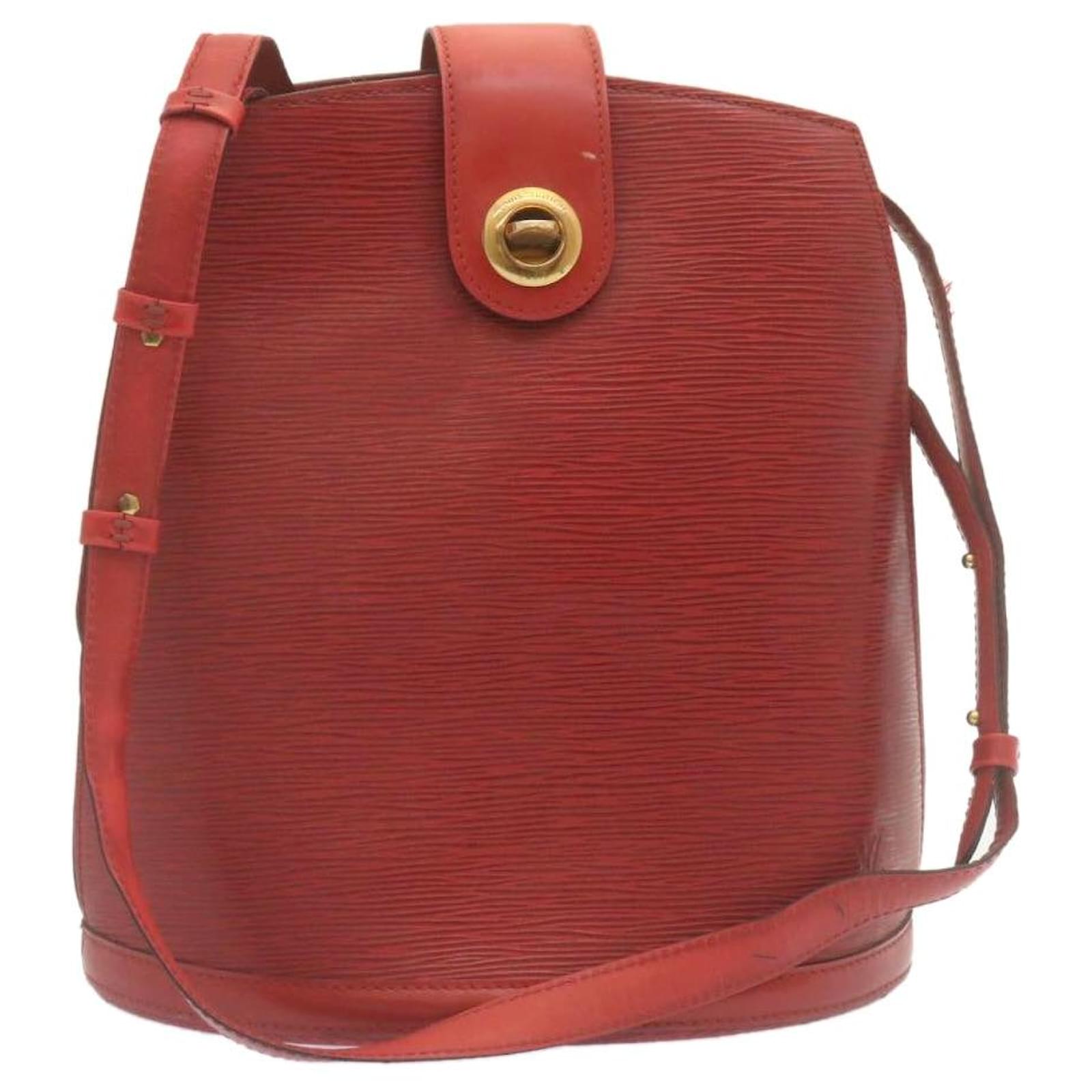 LOUIS VUITTON Epi Cluny Shoulder Bag Red M52257 LV Auth gt1083 Leather  ref.336338 - Joli Closet