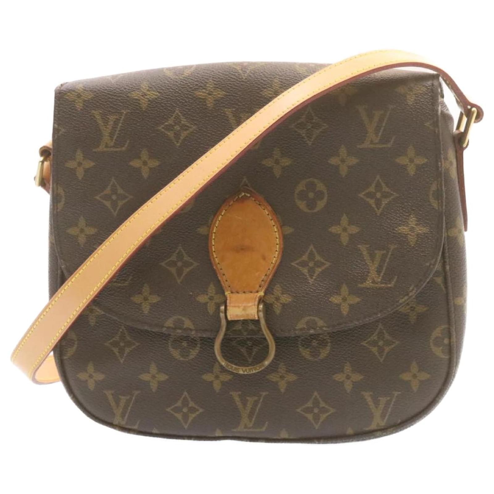 Louis Vuitton Monogram Saint Cloud GM Shoulder Bag Brown M51242