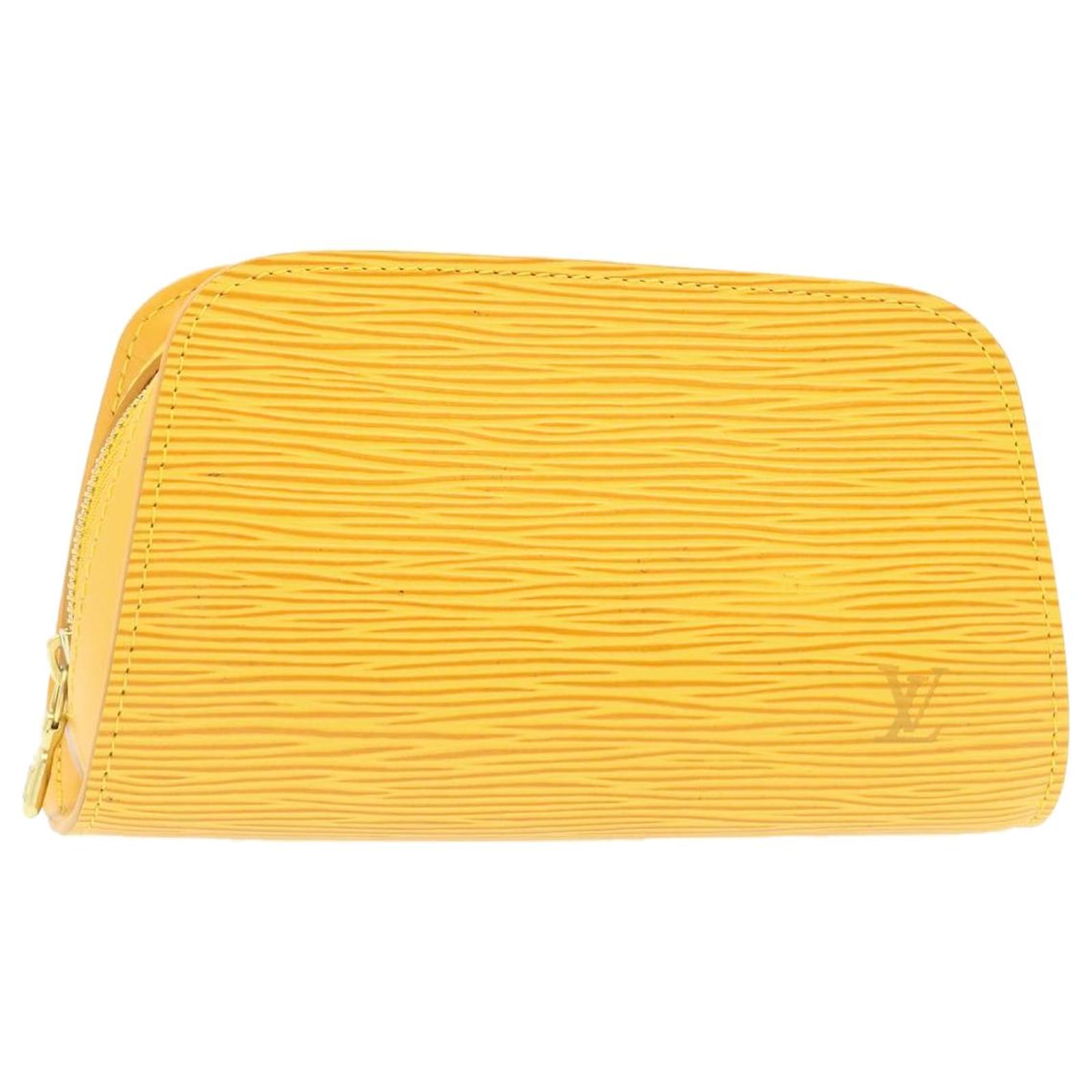 Louis Vuitton Epi Leather Yellow Pouch - ADL1514 – LuxuryPromise