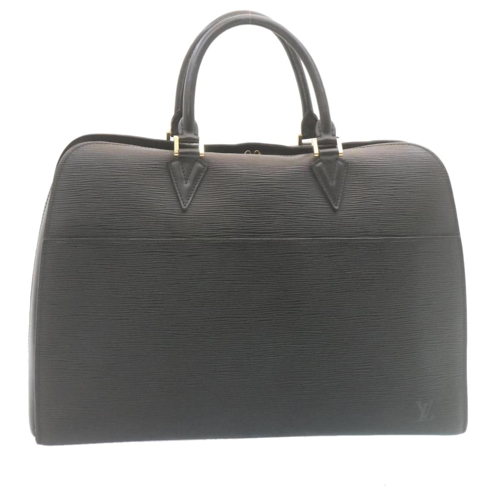 Louis Vuitton Epi Sorbonne Briefcase M54512 Black Leather Pony-style  calfskin ref.852035 - Joli Closet