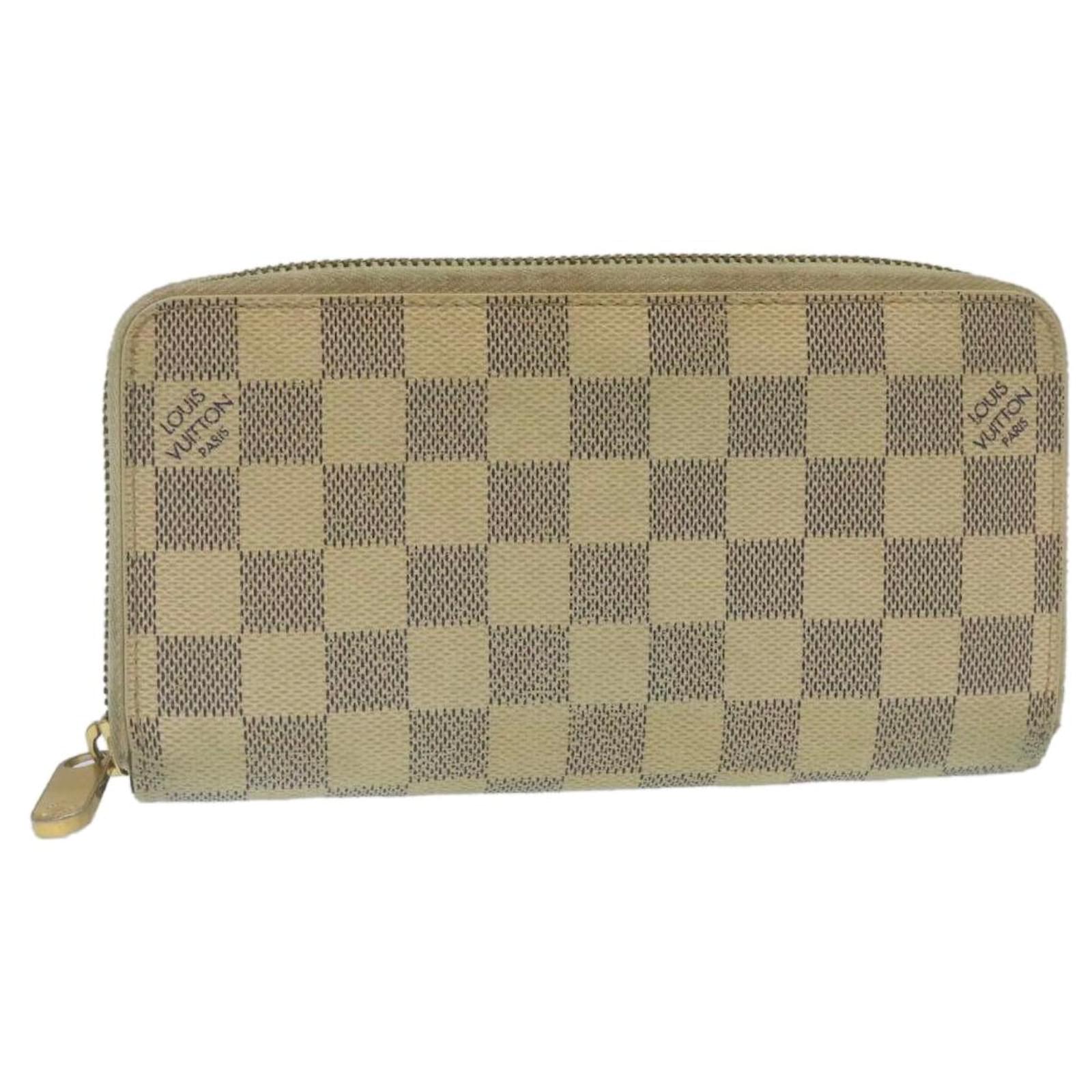 LOUIS VUITTON Damier Azur Zippy Organizer Long Wallet N60012 LV Auth th3380