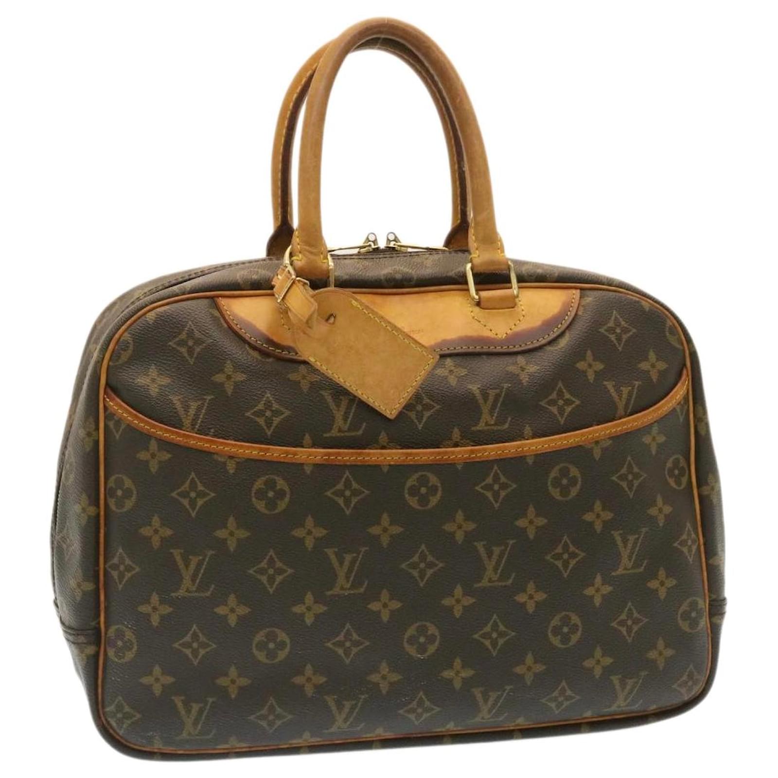 LOUIS VUITTON Monogram Deauville Hand Bag M47270 LV Auth 42388 Cloth  ref.934110 - Joli Closet