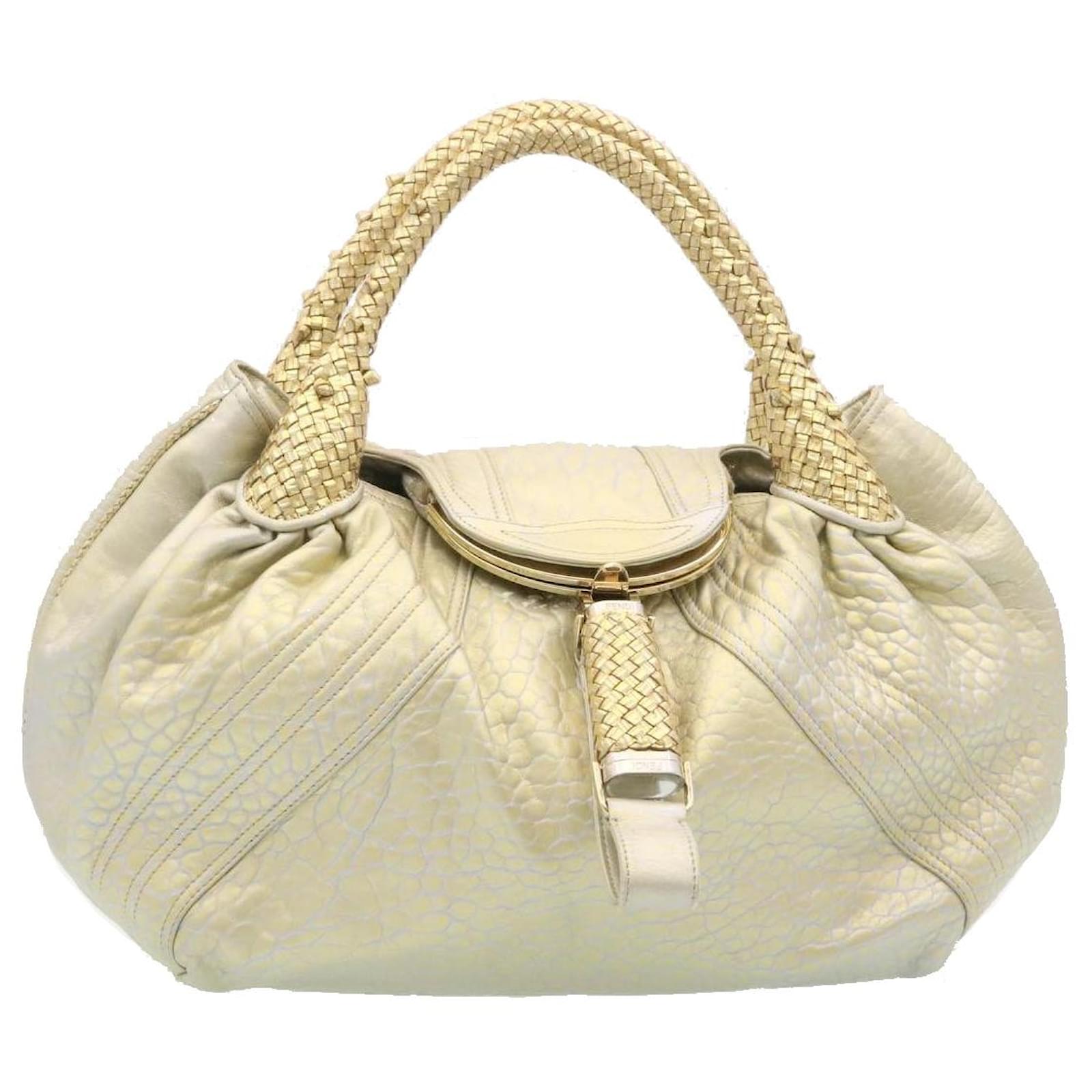 Fendi spy discount bag gold