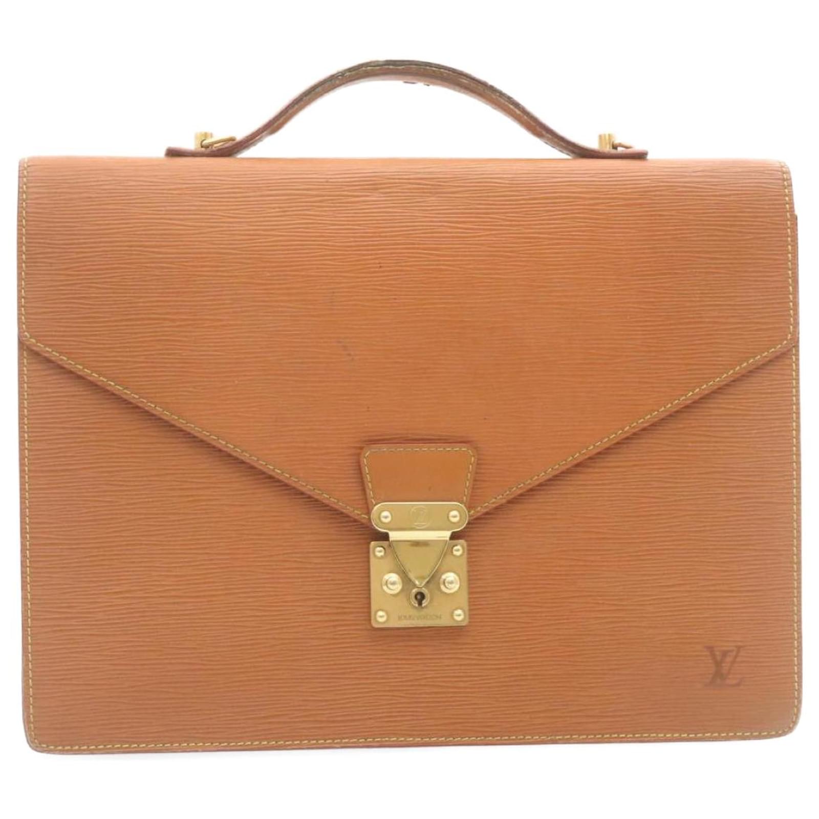 Auth Louis Vuitton Monogram Porte Documents Bandouliere Brief Case Shoulder  Bag