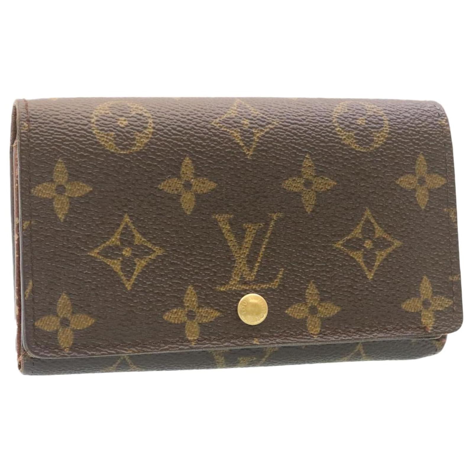 Louis Vuitton, Bags, Auth Louis Vuitton Monogram Porte Monnaie Billets  Tresor Wallet