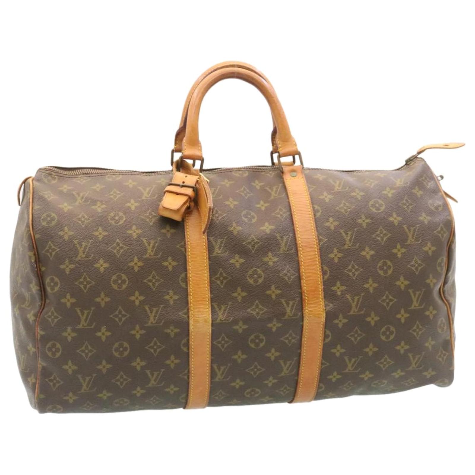 Louis Vuitton Monogram Keepall 50 Boston Bag Vintage M41426 LV