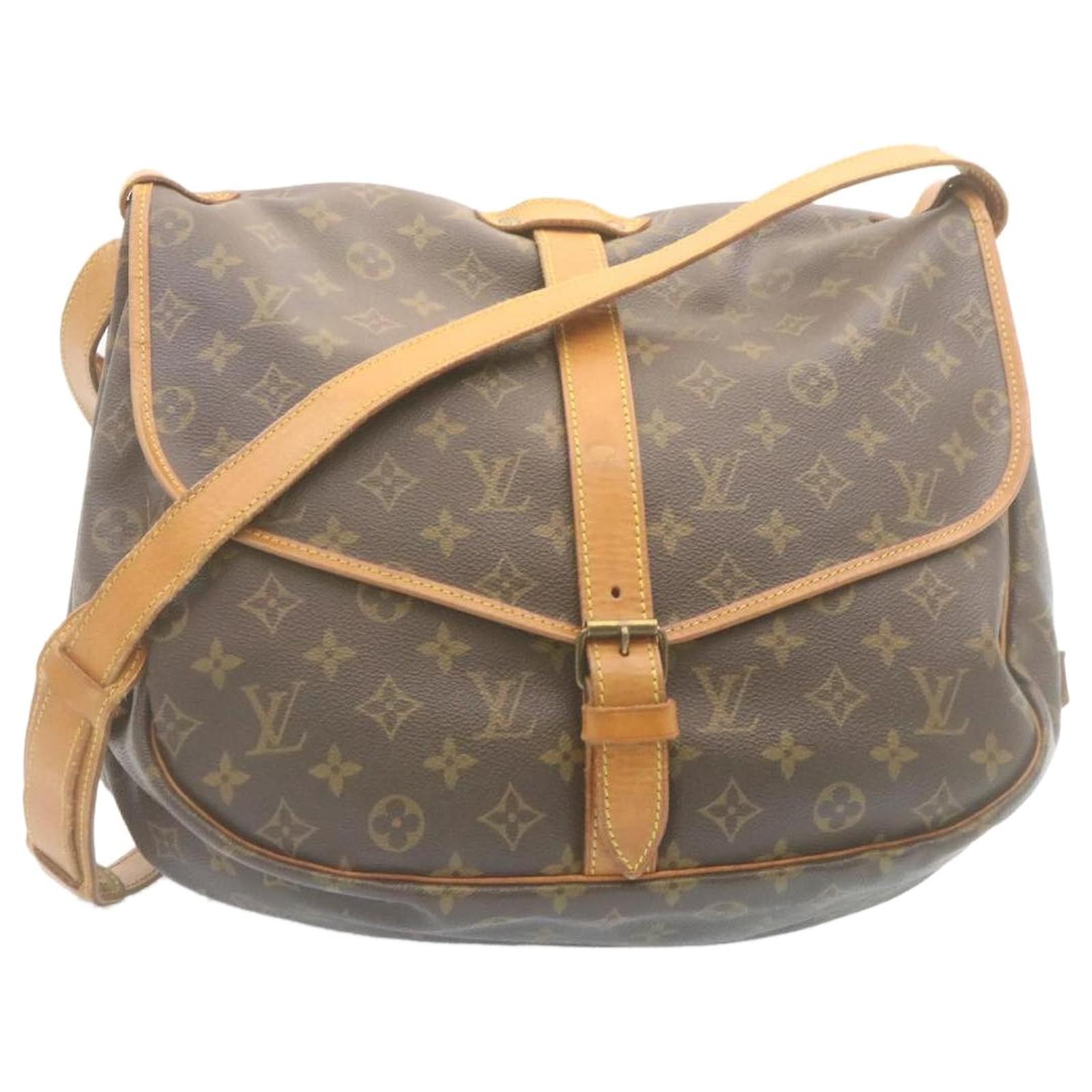 Louis Vuitton Monogram Saumur 35 Shoulder Bag M42254 LV Auth