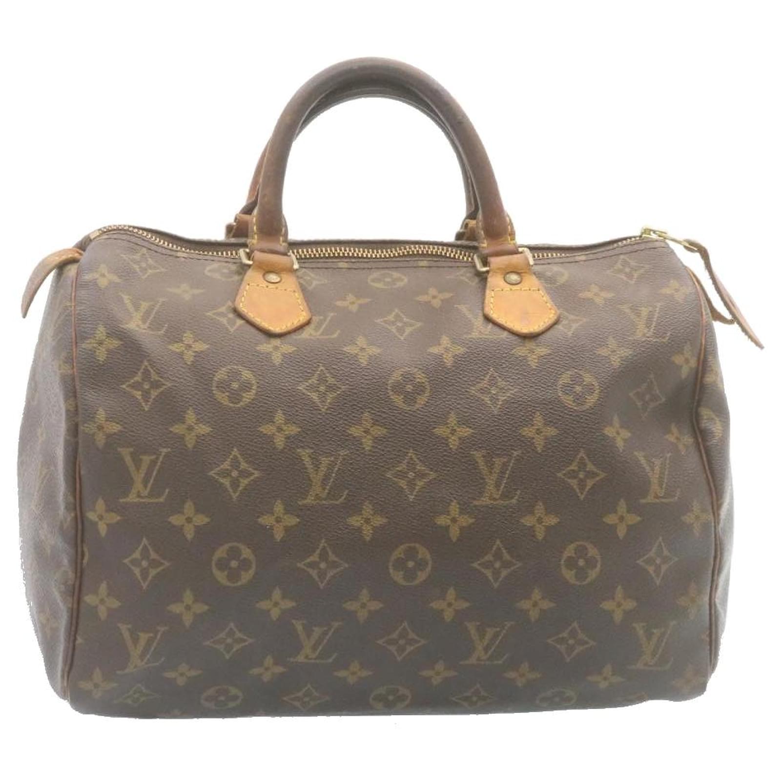 Louis Vuitton Monogram Speedy 30 Hand Bag M41526 LV Auth jk942 Cloth  ref.533758 - Joli Closet