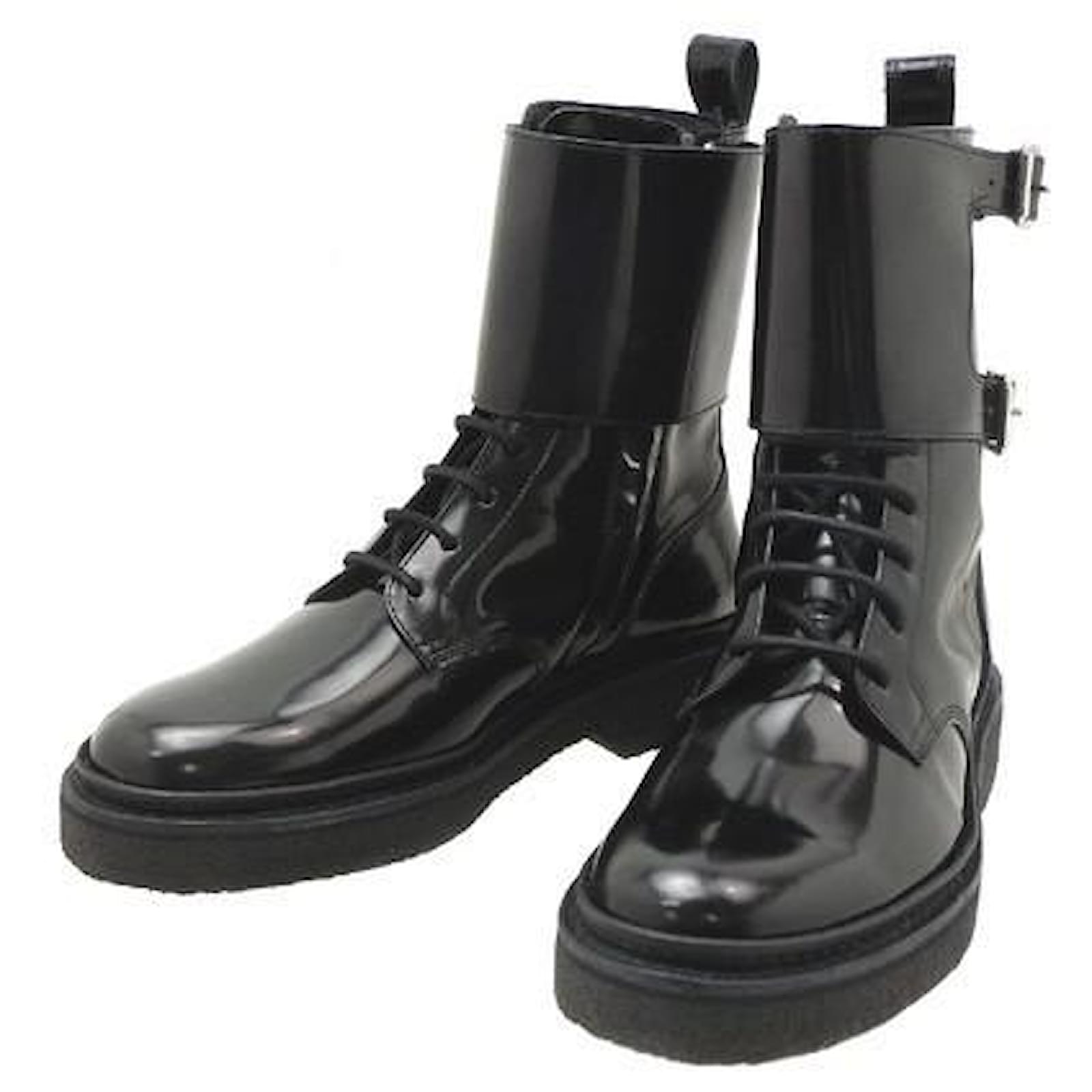 steno Stemmen Missie Balmain pour H&M [Used] H & M x Balmain Combat Boots Men's Boots Black  Black Size