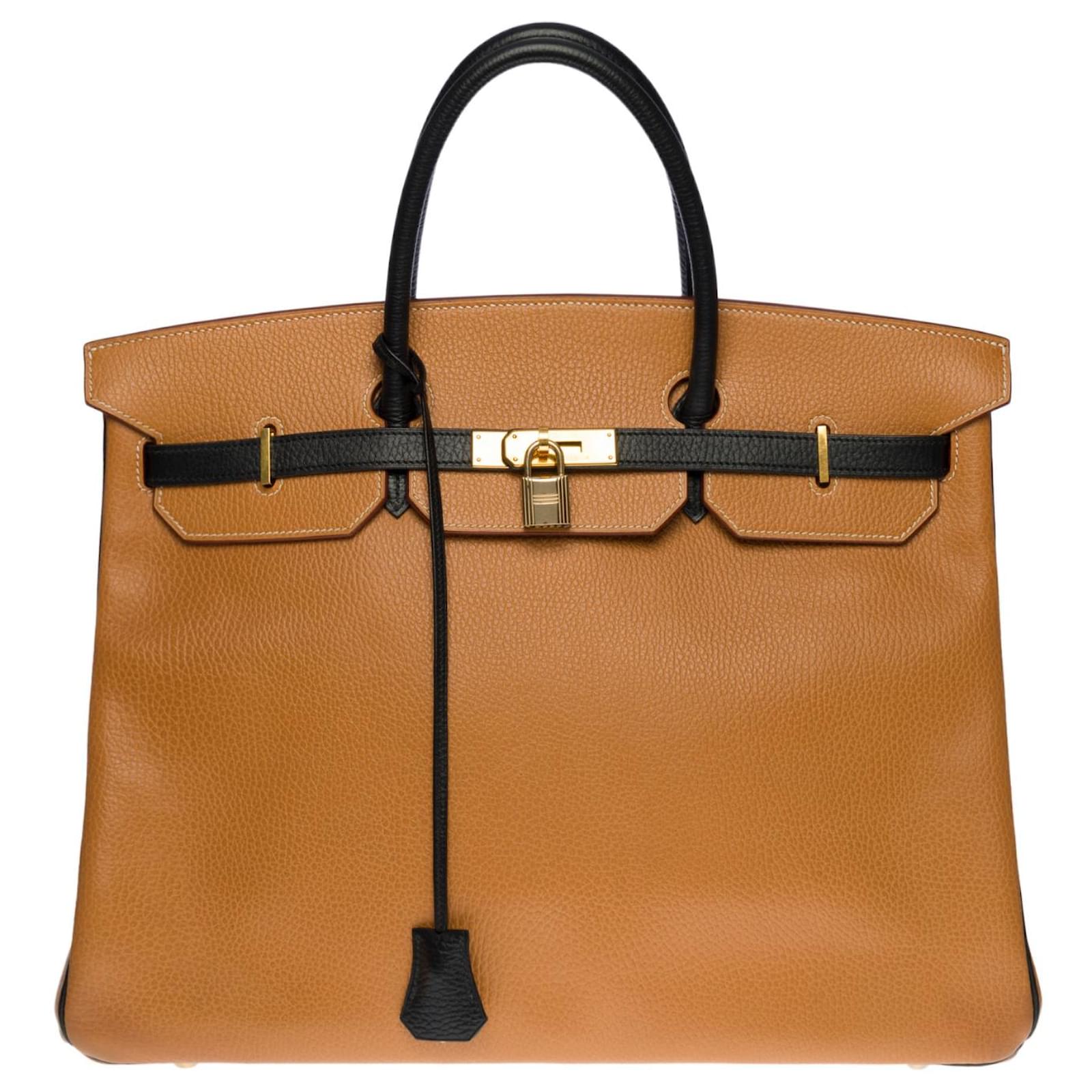 Hermès Extremely rare Hermes Birkin handbag 40 cm in two-tone Gold