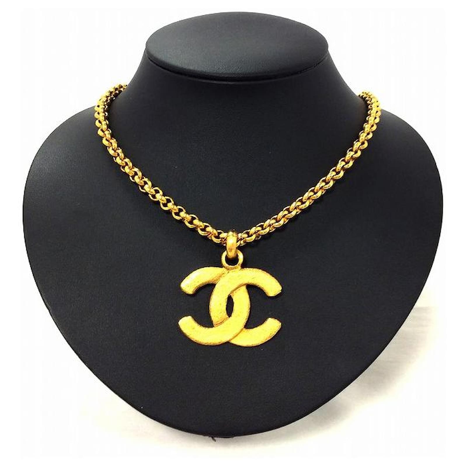 Used] [CHANEL] [Chanel] Cocomark Gold Color Necklace-Plated Necklace  Accessories Cocomark Antique Luxury Popular Classic Golden Gold-plated  ref.536200 - Joli Closet