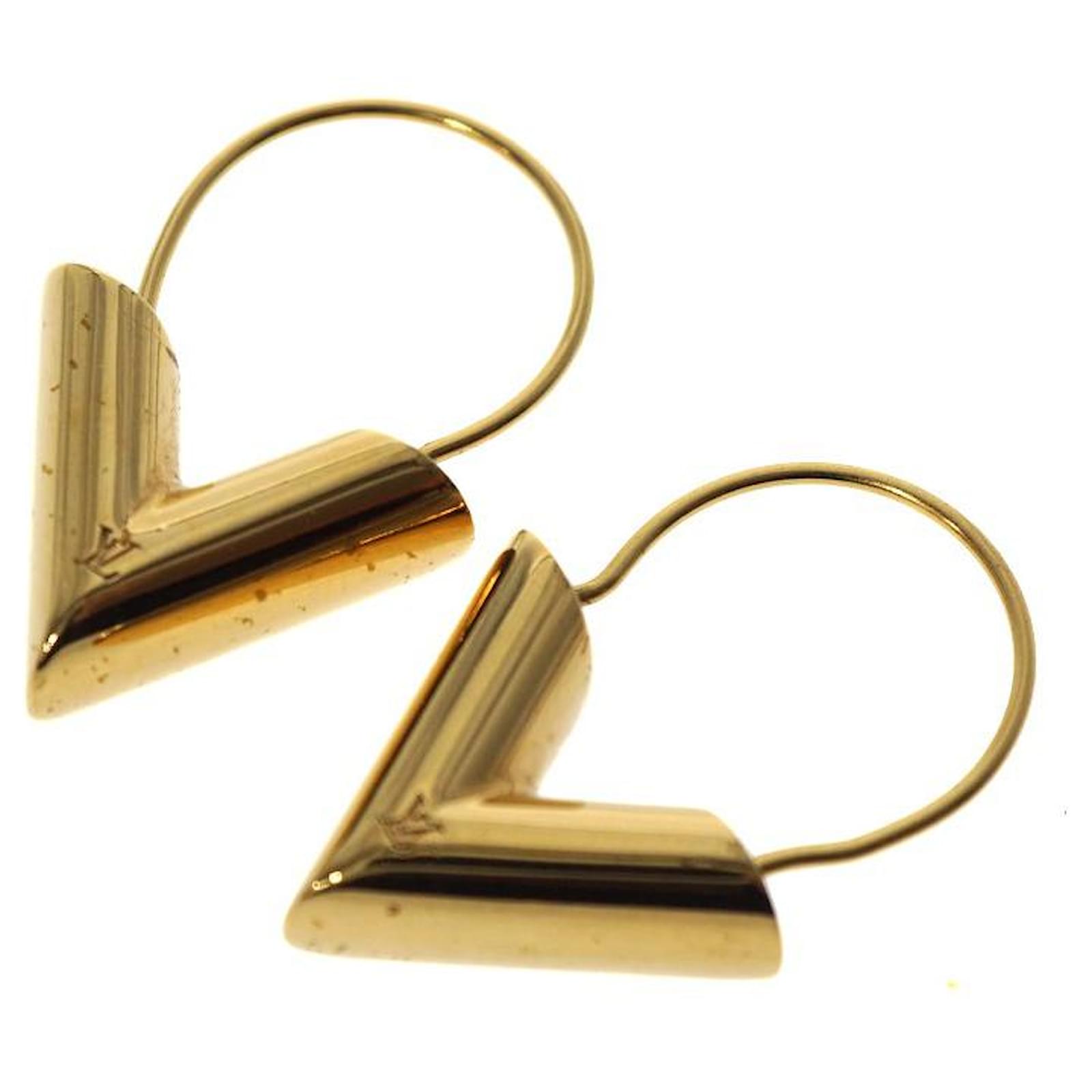 Louis Vuitton Earrings Golden Metal ref.536204 - Joli Closet