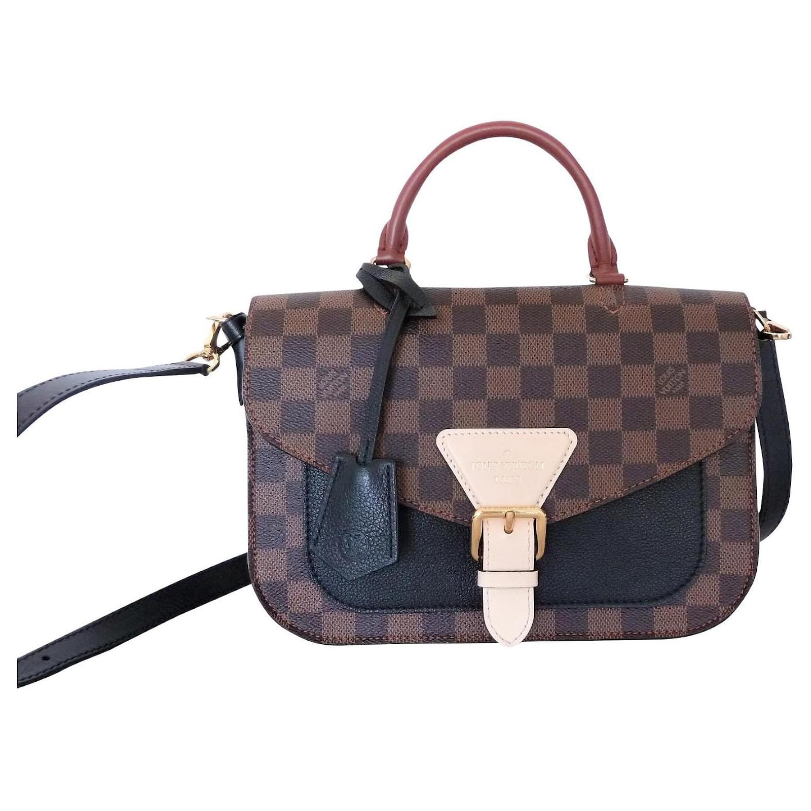 Louis Vuitton Beaumarchais Top Handle Bag Handbag Brown Damier