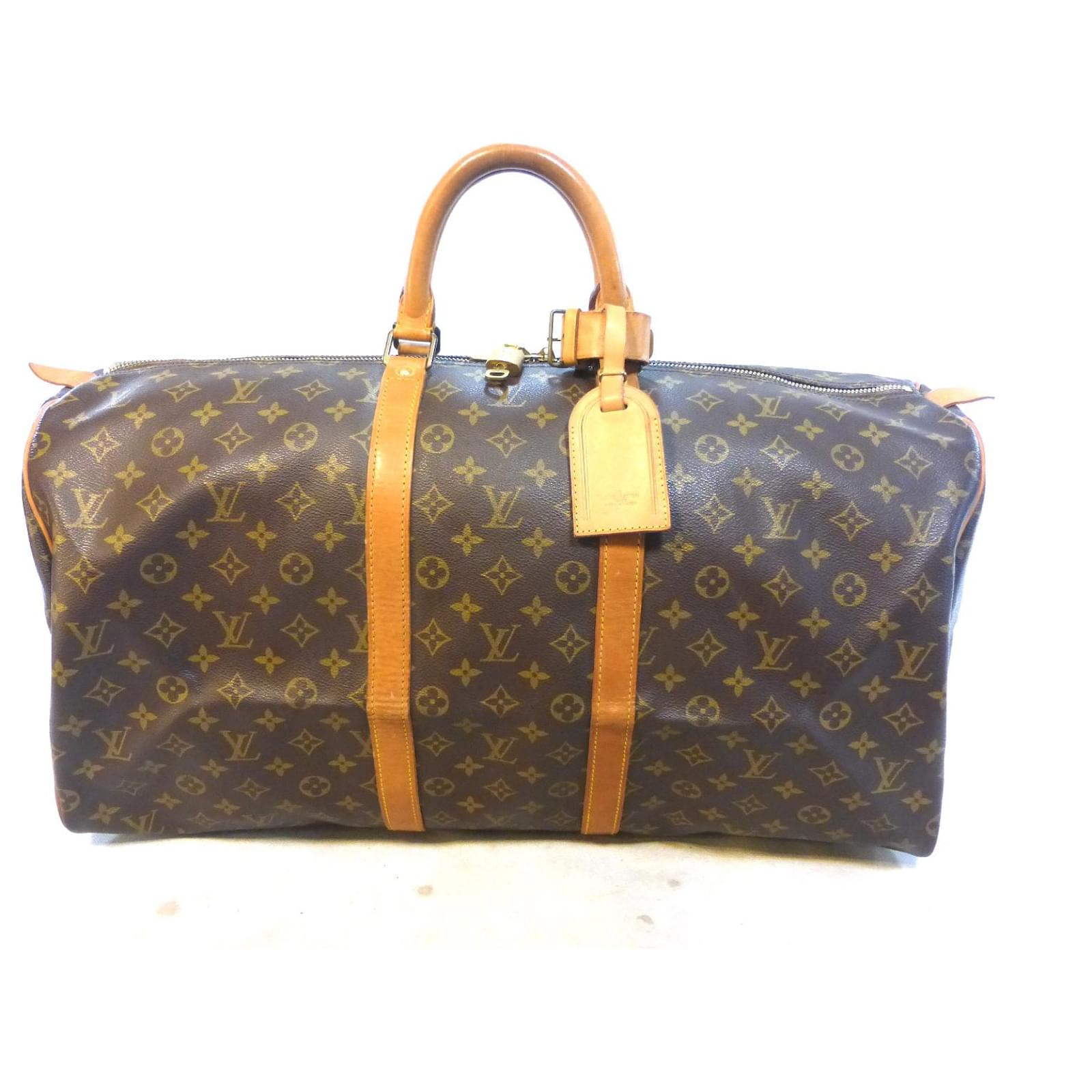 Louis Vuitton Keepall 55 Bandouliere Monogram Travel Bag