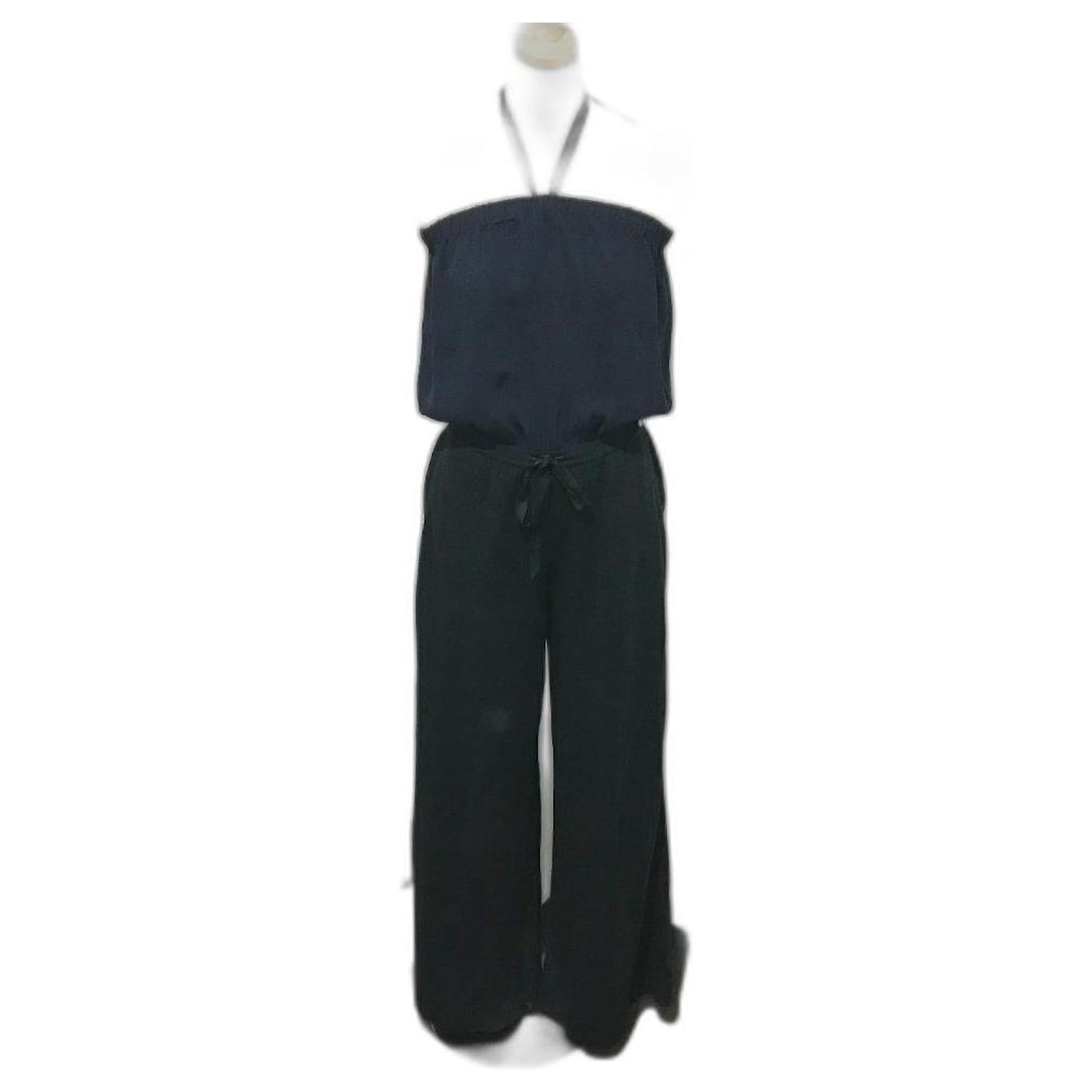 [Used] CHANEL Chanel P40727W04857 CC Coco Mark Bare Top Wide Pants Neck ...