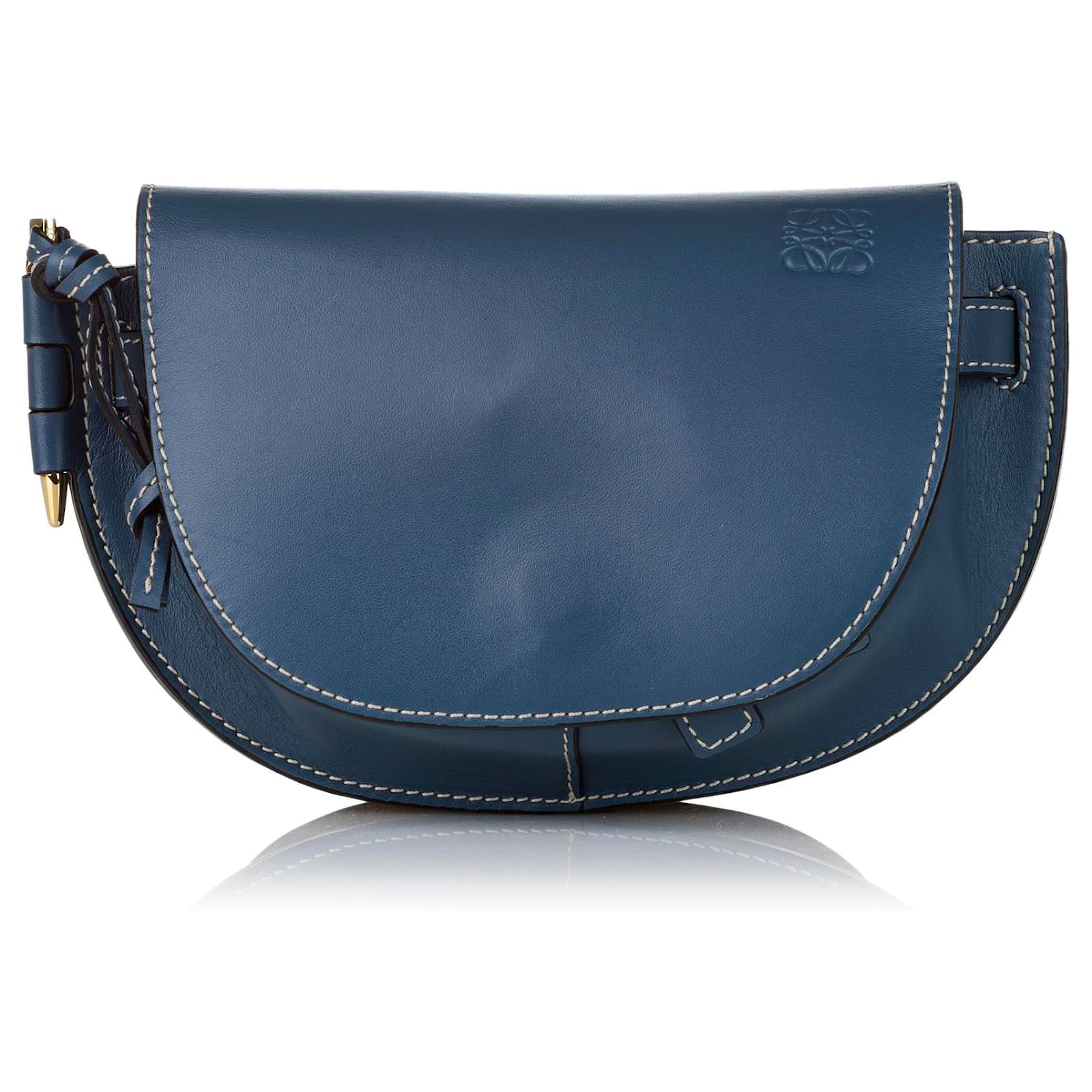 Loewe Belt Bag With Logo in Blue