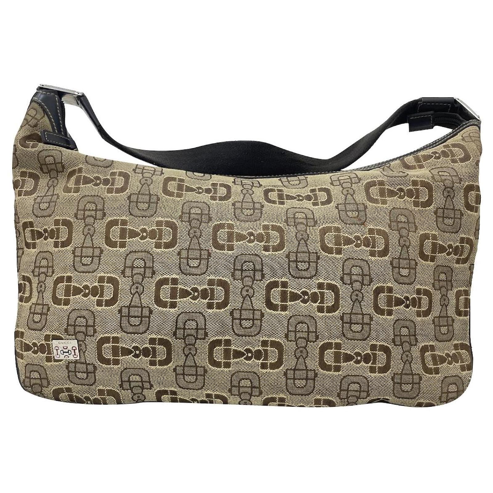 Gucci Horsebit Print Hobo Bag