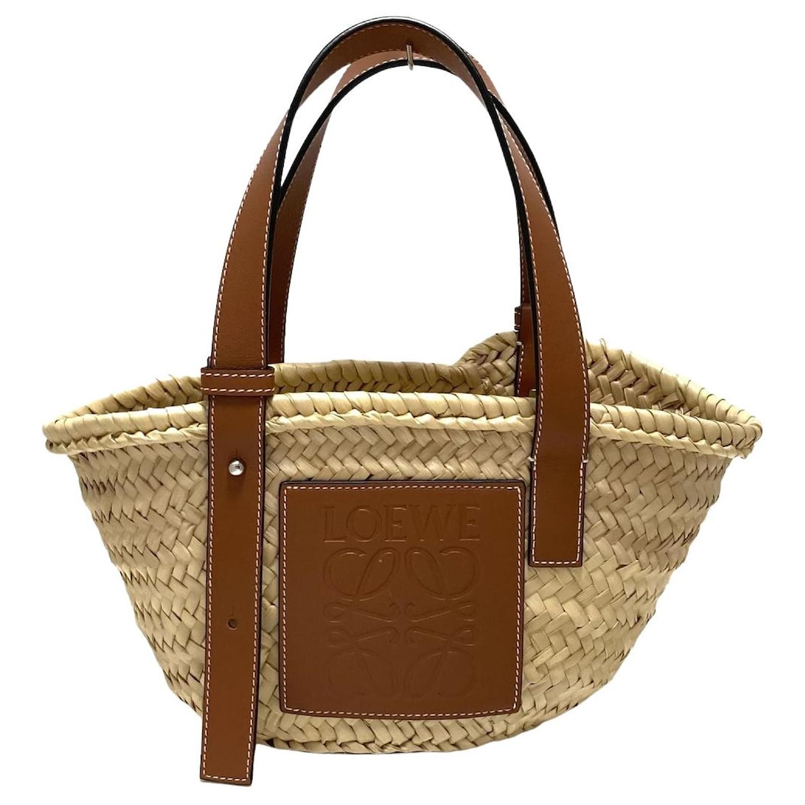 Loewe Basket Beige Synthetic ref.539336 - Joli Closet