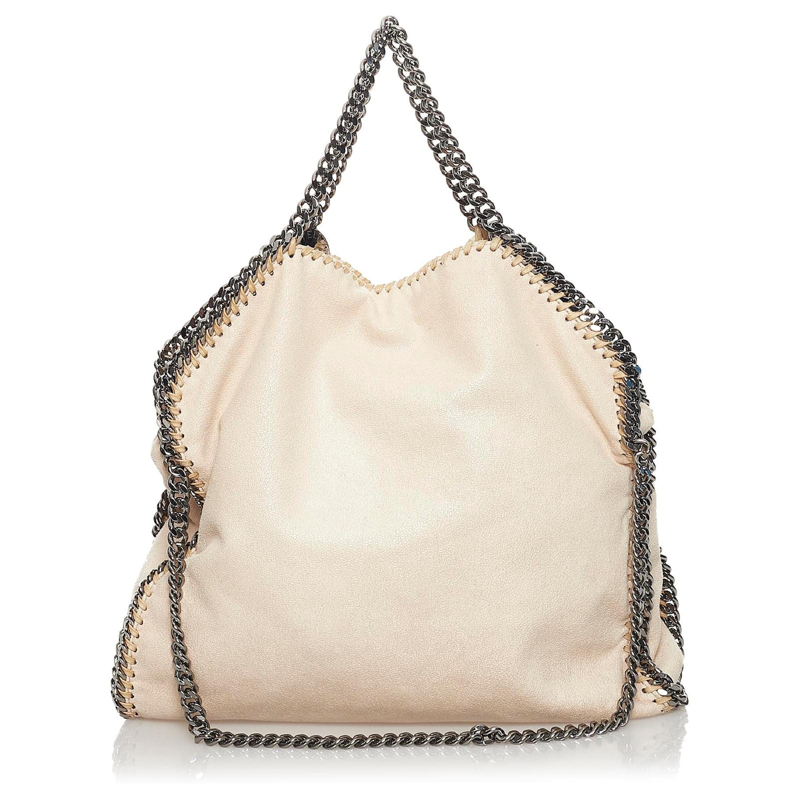 Stella Mc Cartney Stella McCartney White Falabella Fold-Over Tote