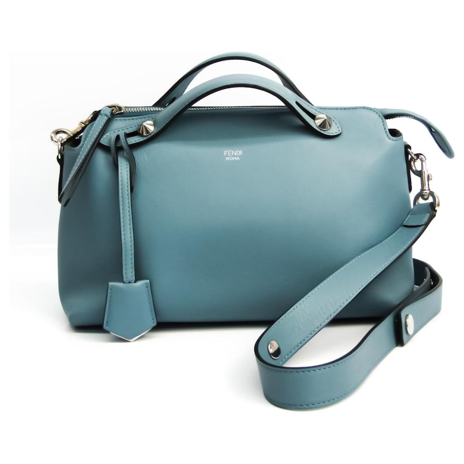 Fendi By The Way Blue Leather ref.540619 Joli Closet