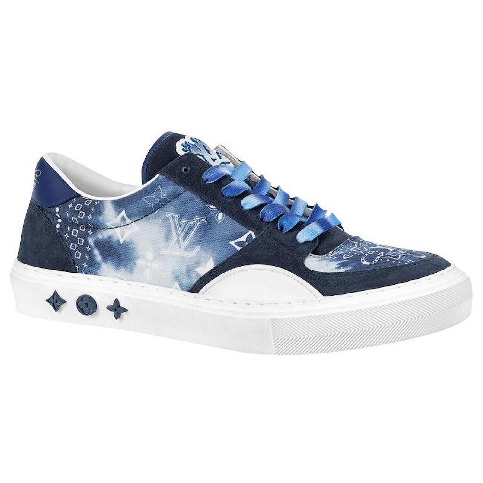 lv shoes blue