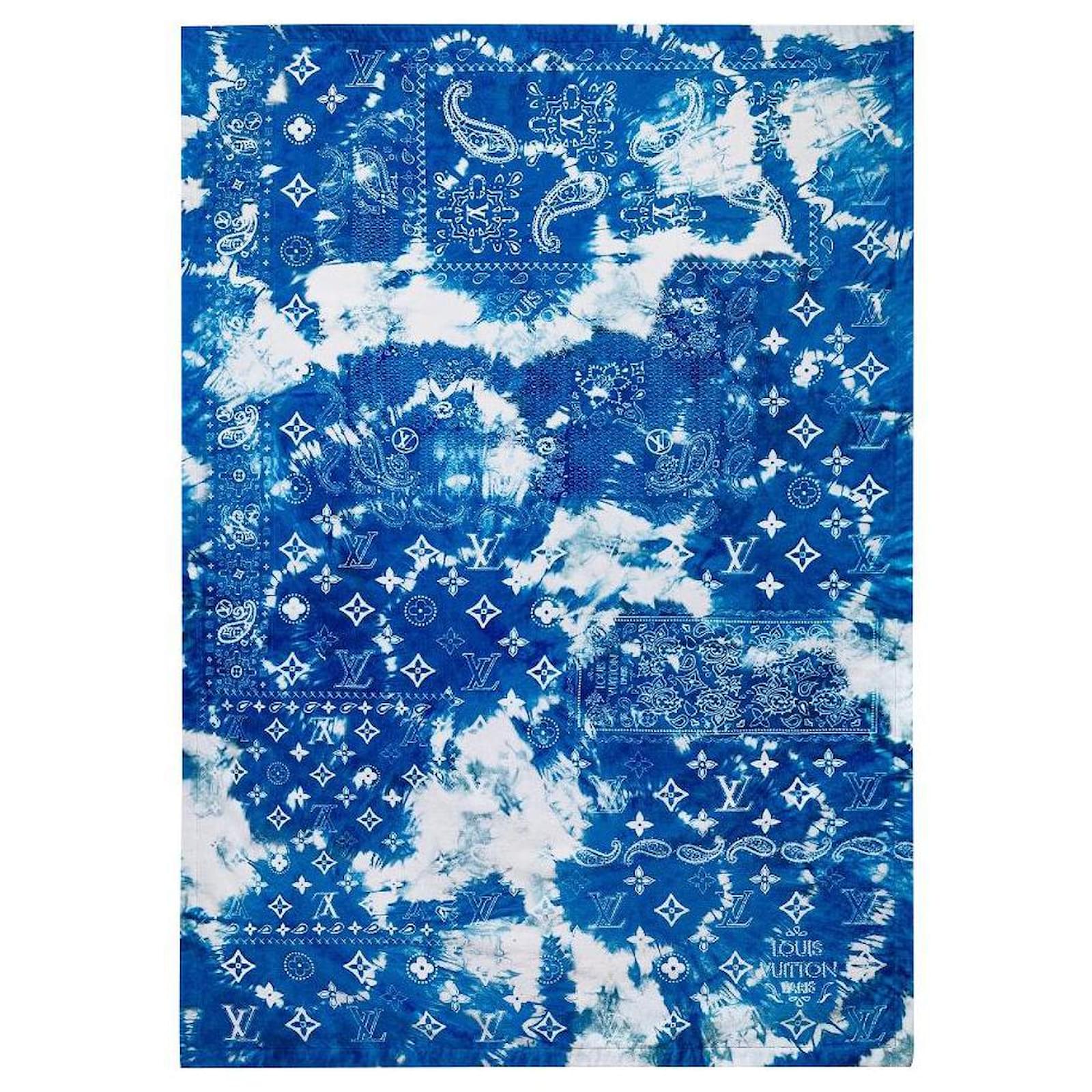 Louis Vuitton LV Beach towel bandana new Blue Cotton ref.541413 - Joli  Closet