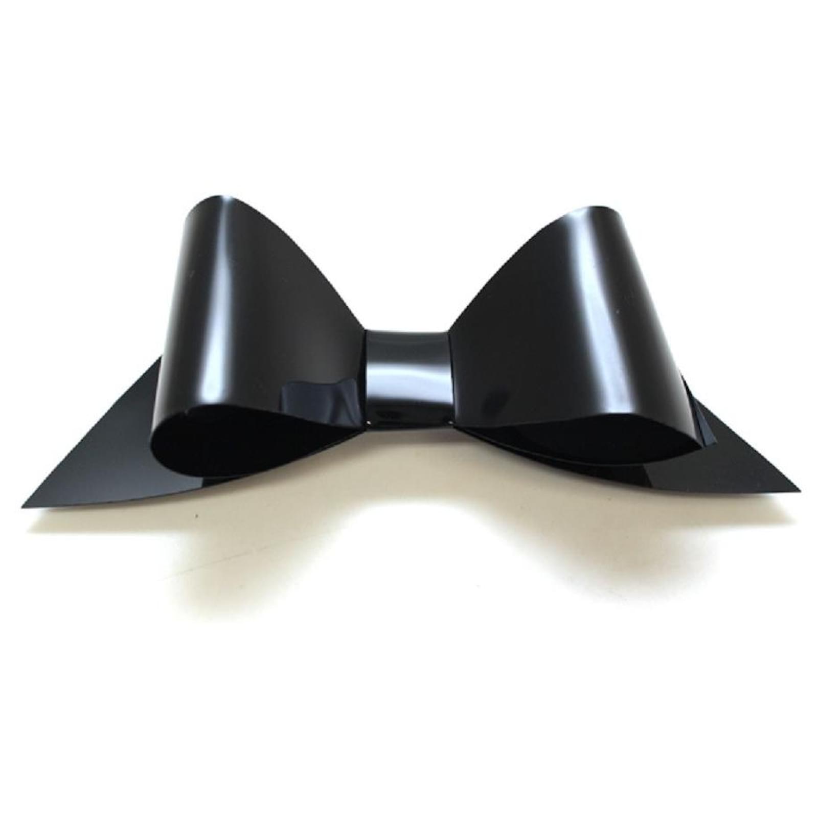 Chanel Ribbon Valletta Ornamental Accessories Black Plastic ref.541533 -  Joli Closet