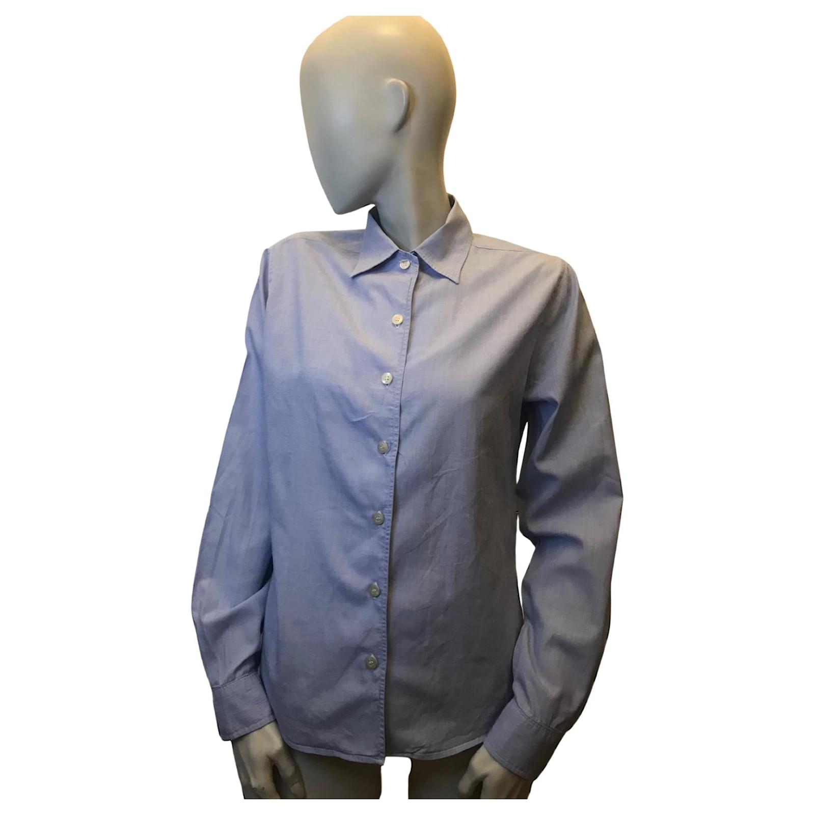 Camisa burberry outlet azul cielo