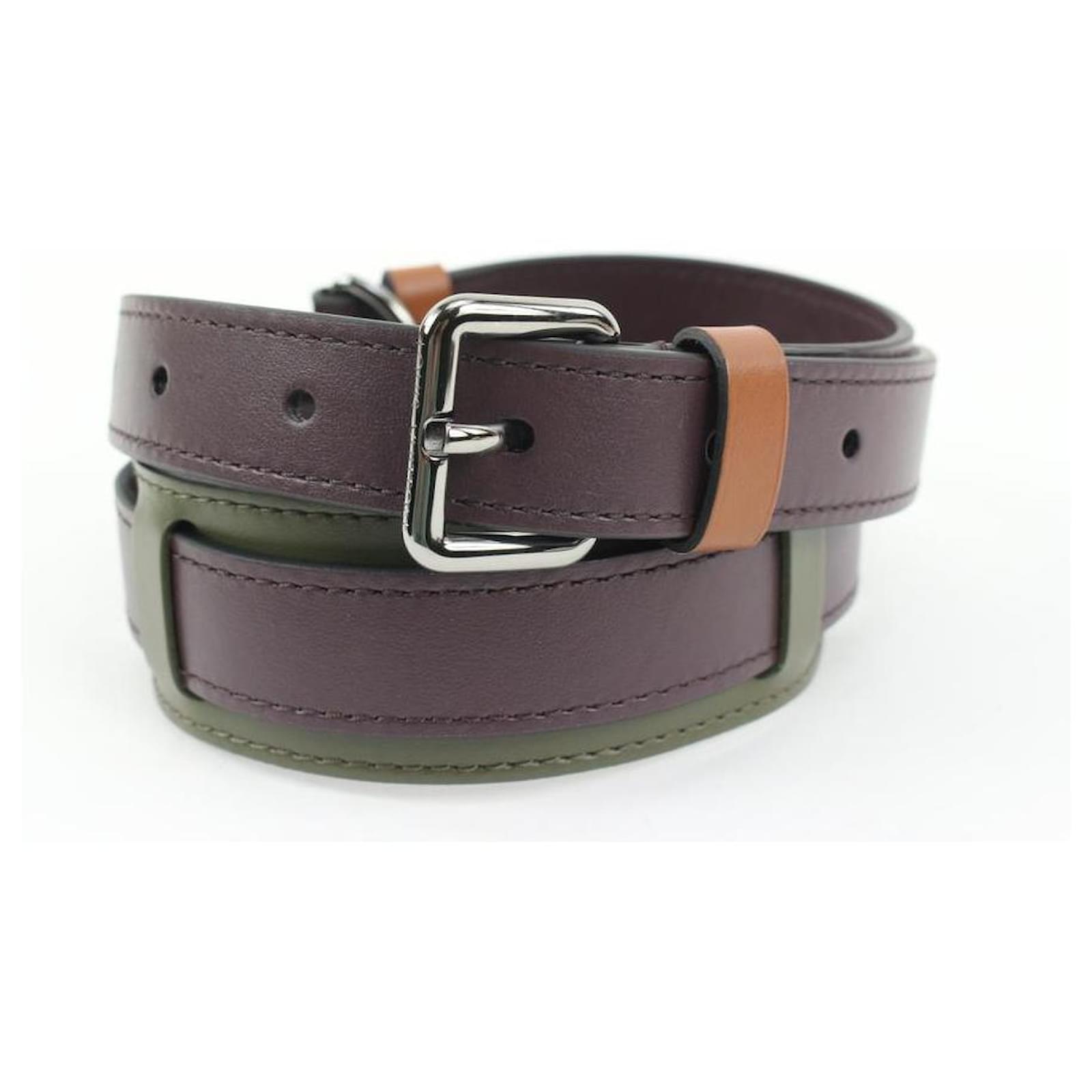 Louis Vuitton Virgil Abloh Purple Green Patchwork Bandouliere Shoulder Strap  Leather ref.542196 - Joli Closet