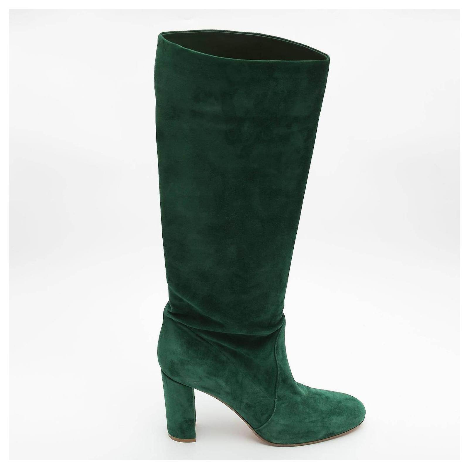 gianvito rossi green boots