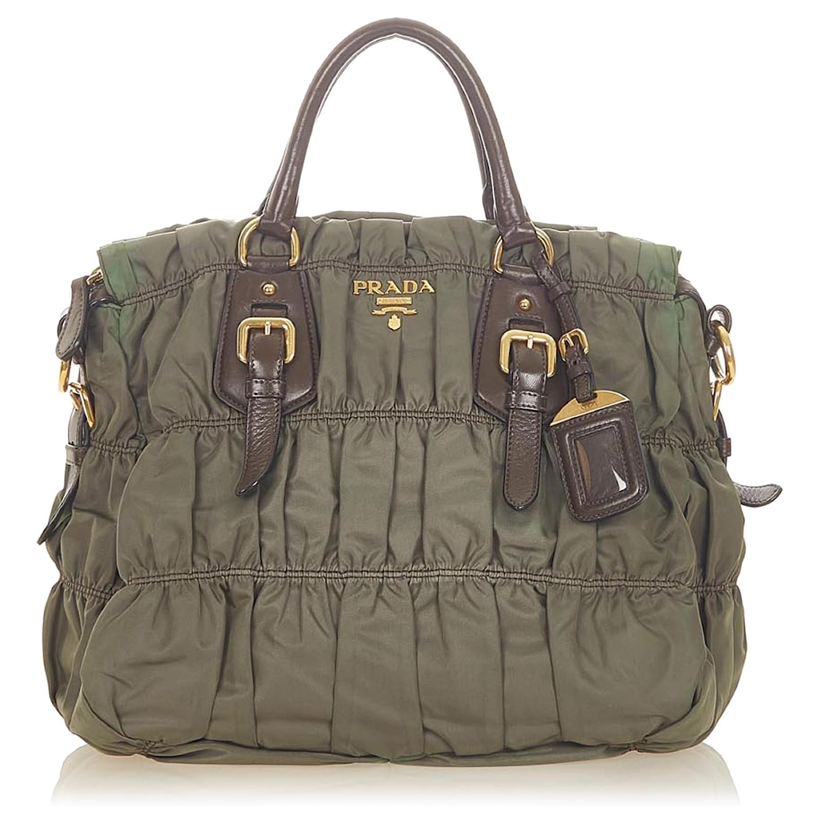 Prada Green Handbags