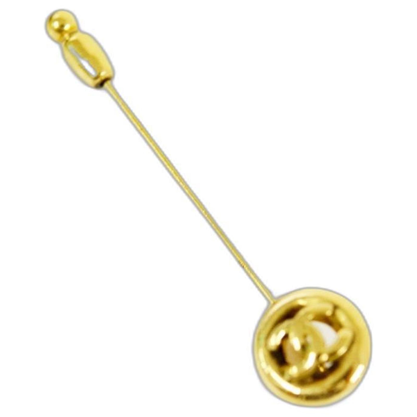 Used] CHANEL Chanel Coco Mark Pin Brooch Gold Ladies Golden ref.543393 -  Joli Closet