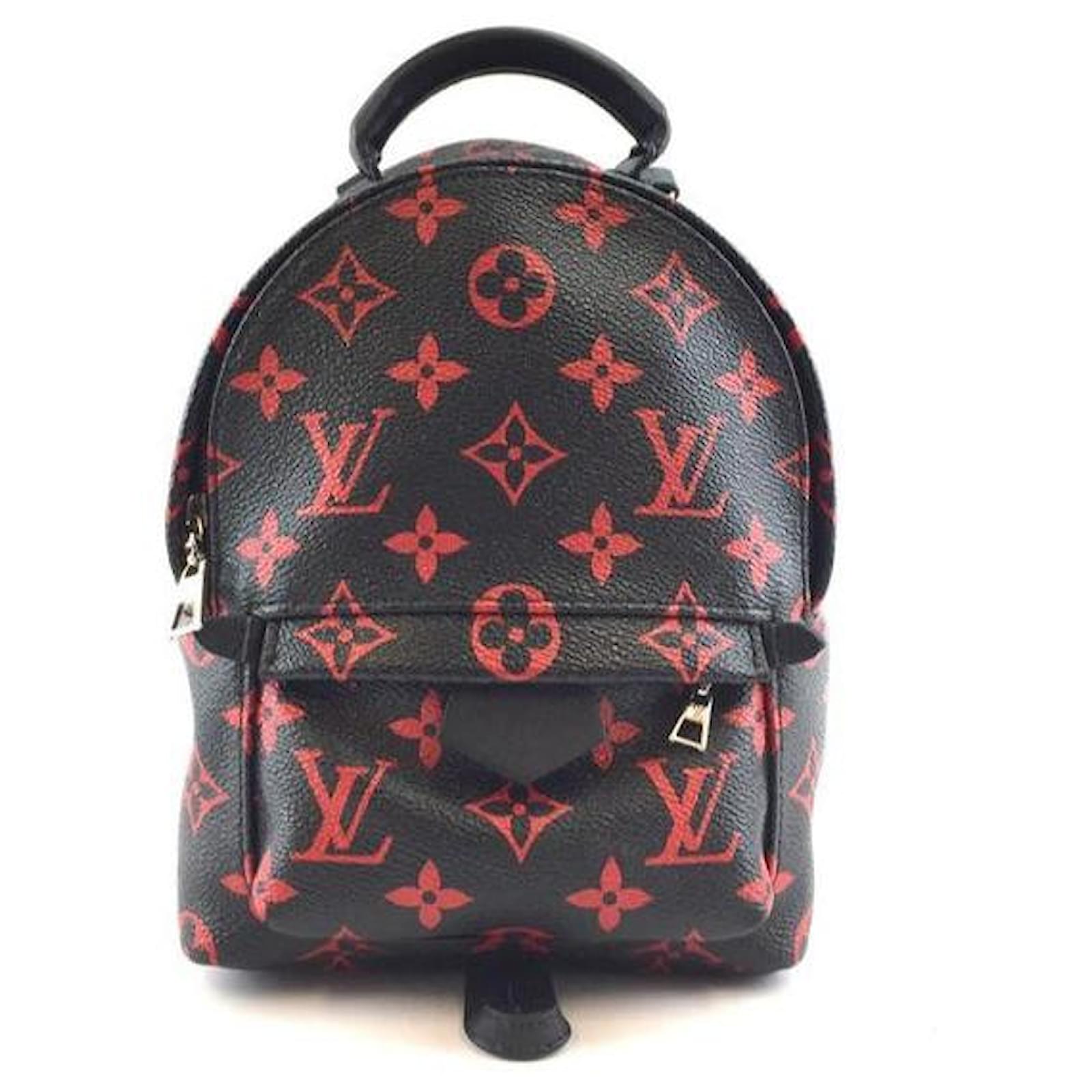lv black mini backpack