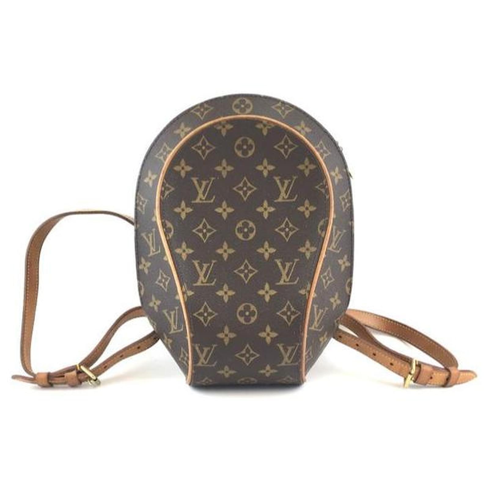 Louis Vuitton Sac A Dos Ellipse Seashell Brown Monogram Canvas Backpack  Leather ref.543909 - Joli Closet