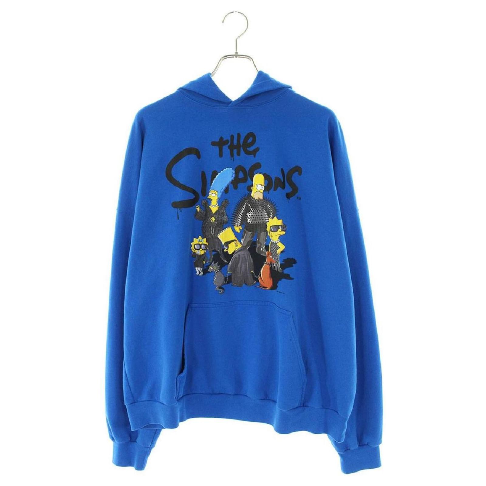 Balenciaga The Simpsons Hoodie Wide Fit White  Voilaid