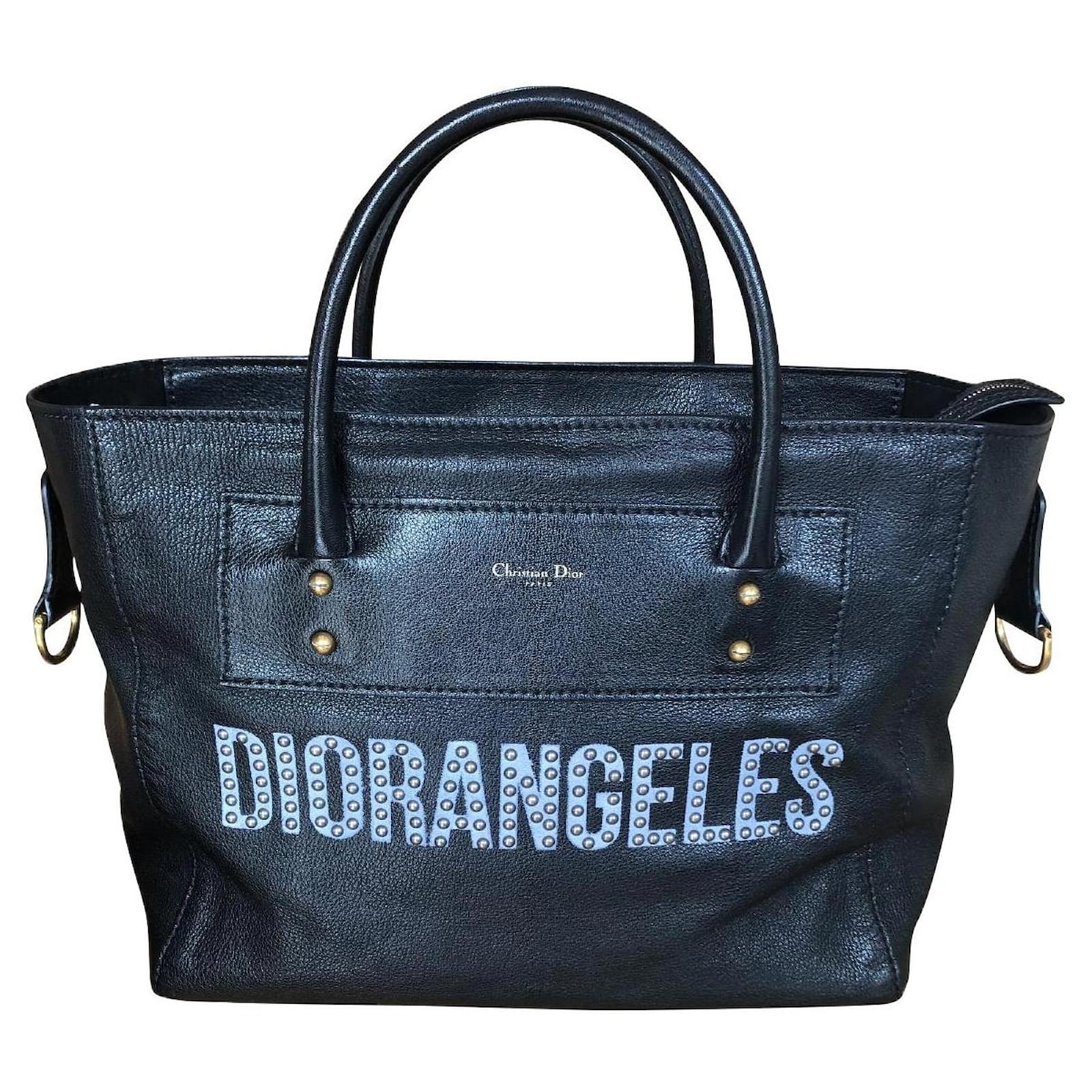 Christian Dior Diorangeles Leather Tote - Totes, Handbags | The RealReal
