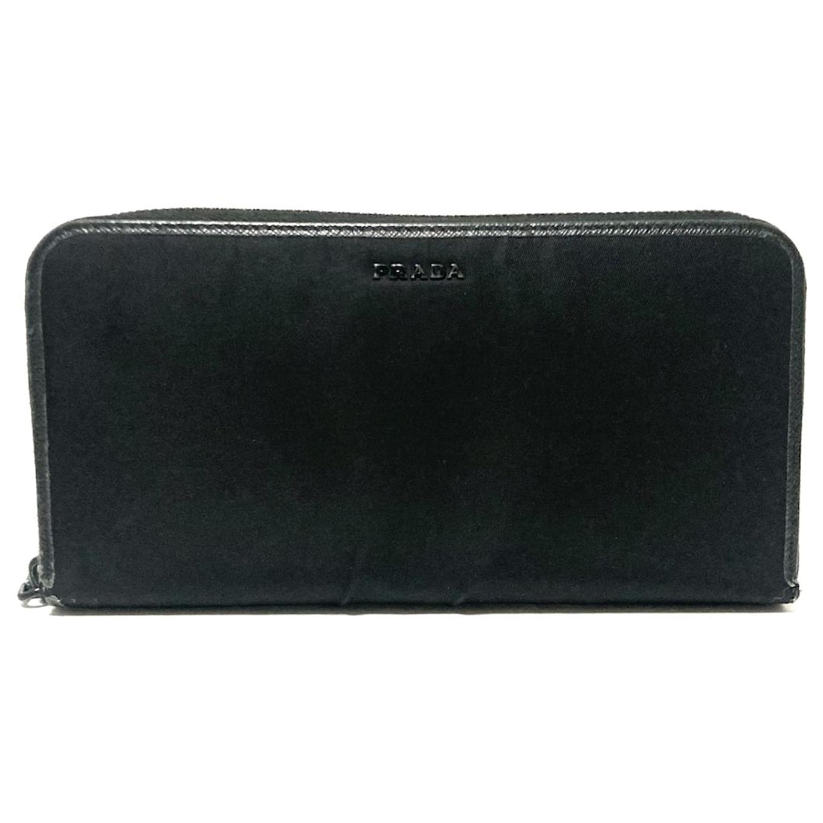 PRADA wallet Black Leather ref.545370 - Joli Closet