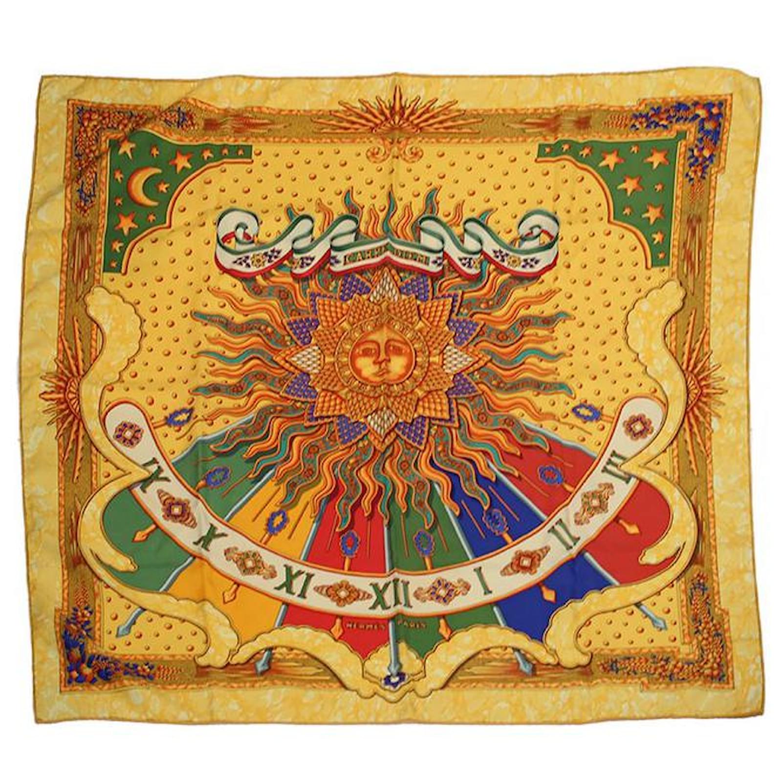 hermes sun scarf