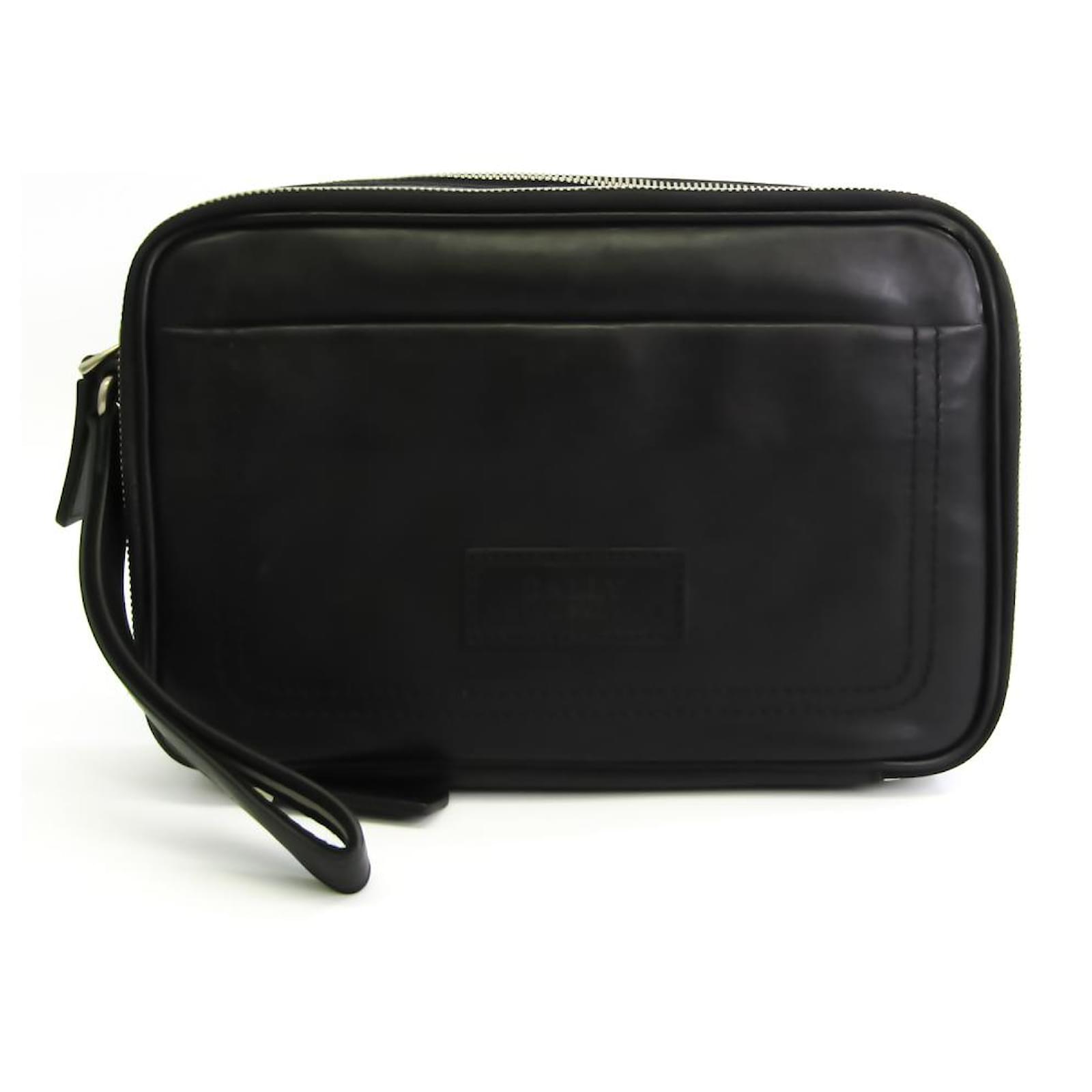 Bally Clutch bag Black Leather ref.545668 - Joli Closet