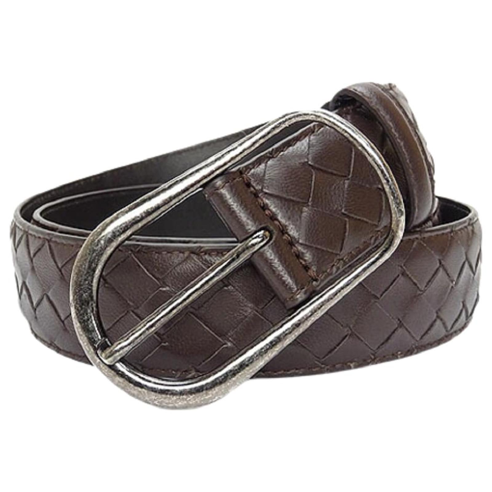 ボッテガヴェネタ BOTTEGAVENETA ベルト 90/36 グレー