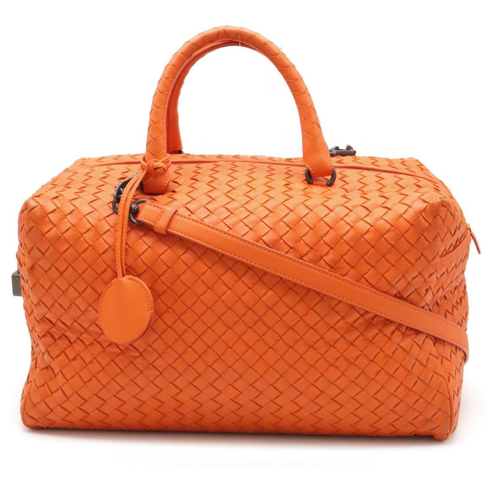 Bottega Veneta Intrecciato Handbag Mini Boston 2WAY Shoulder